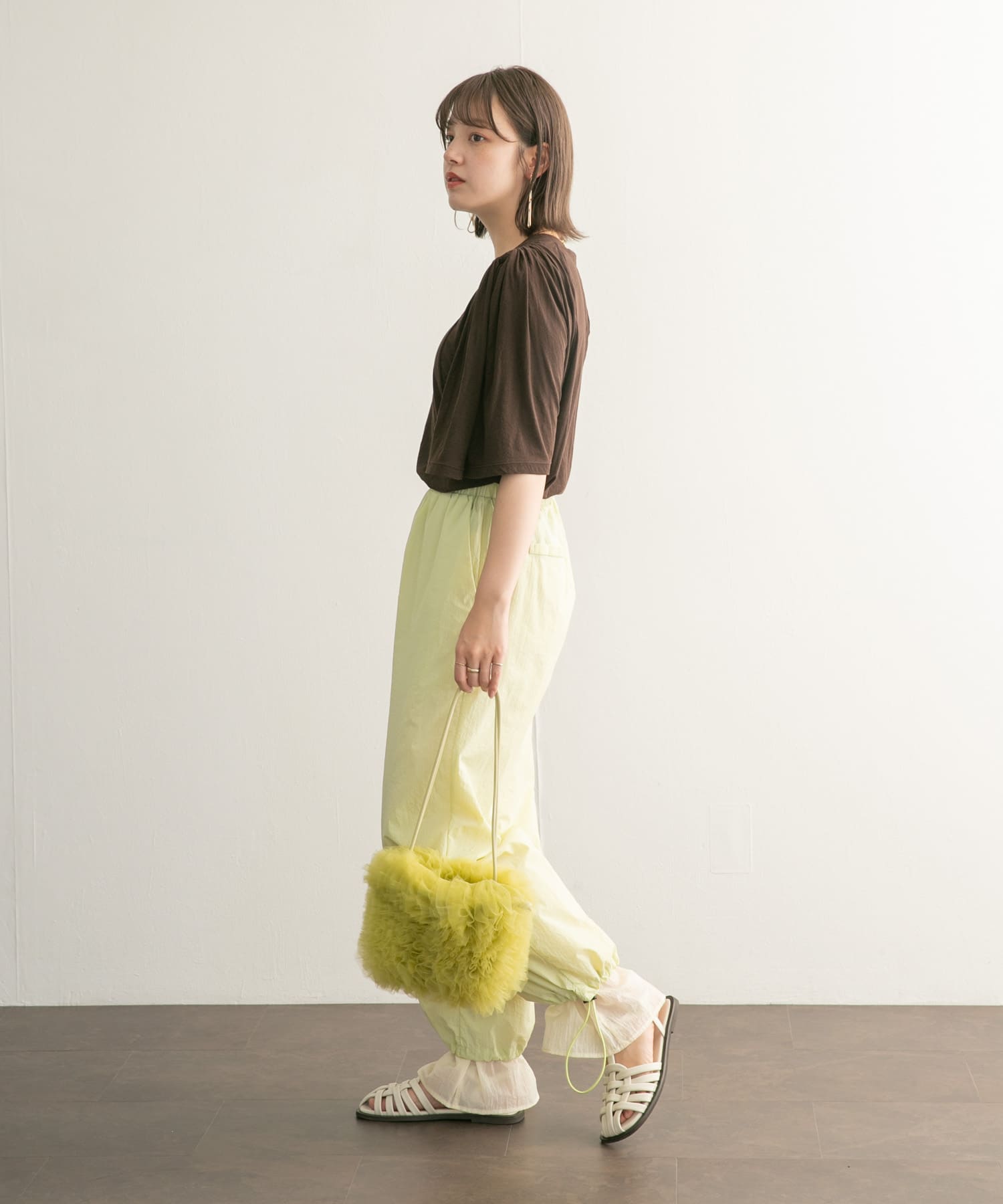 身長：160cm サイズ：one