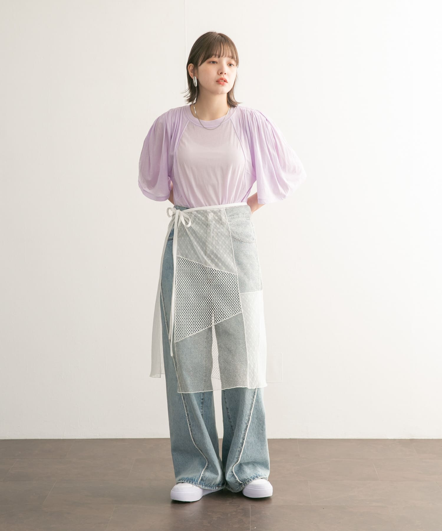 身長：160cm サイズ：one
