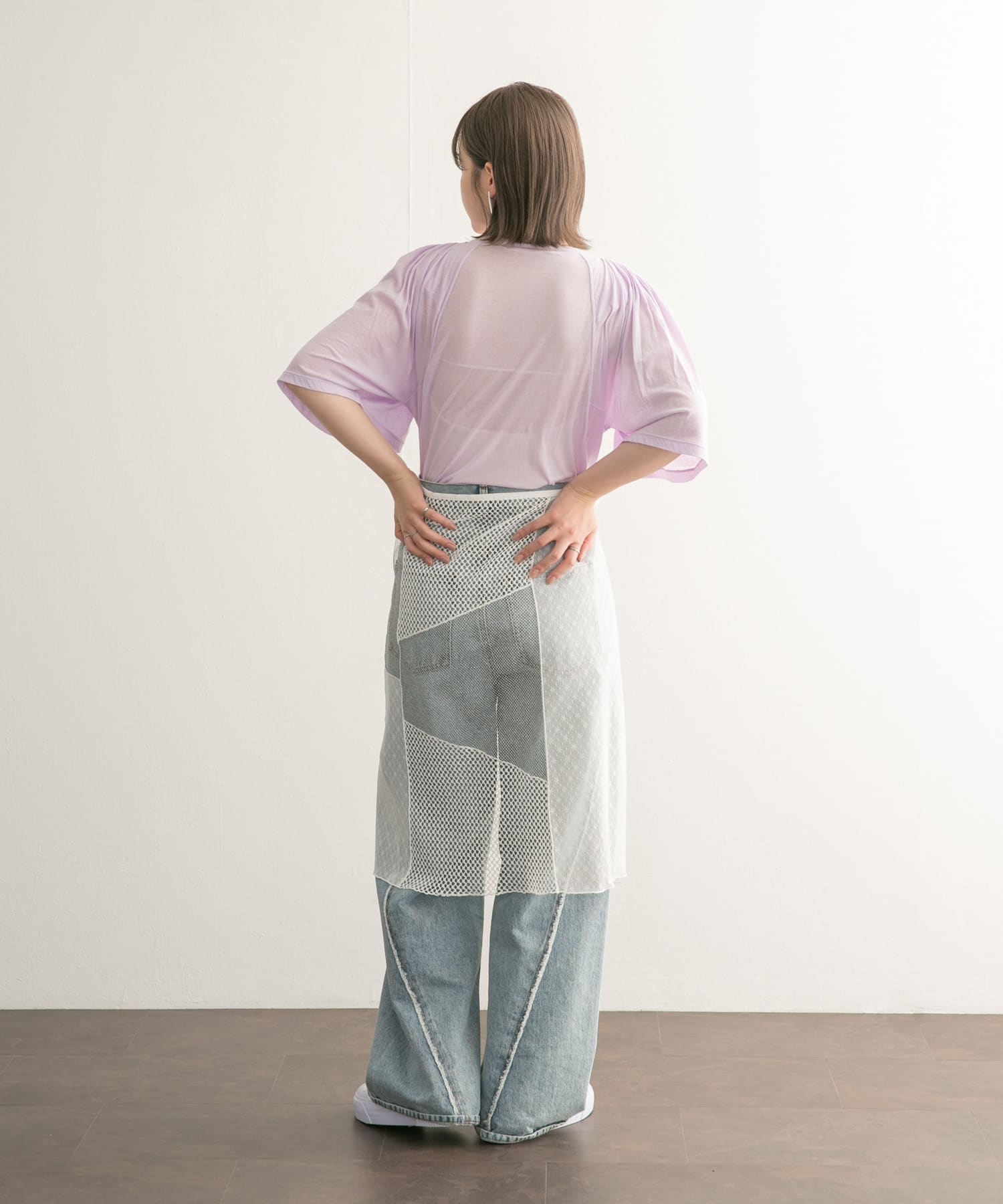 身長：160cm サイズ：one