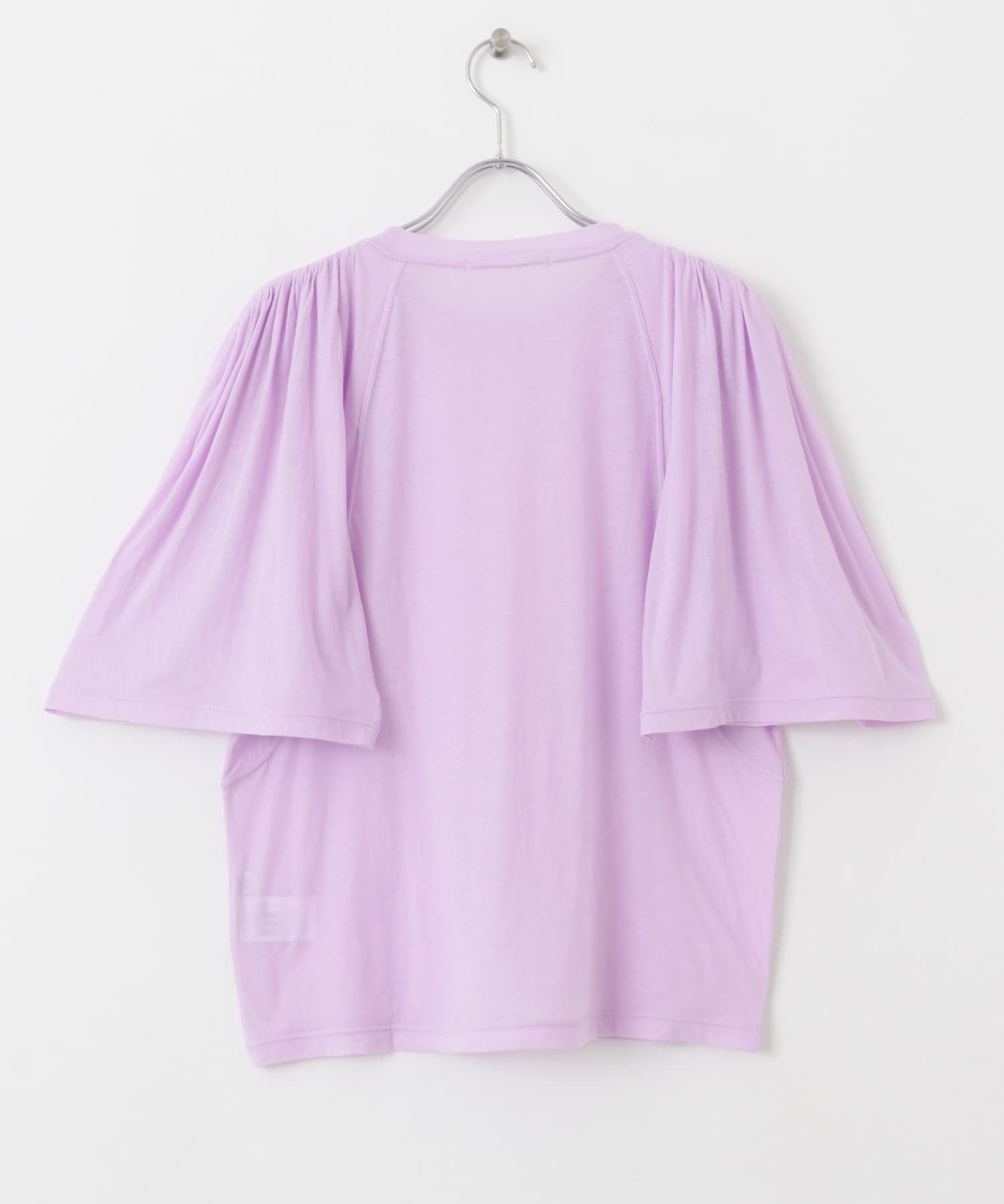 フリルスリーブシアーカットソー LAVENDER one