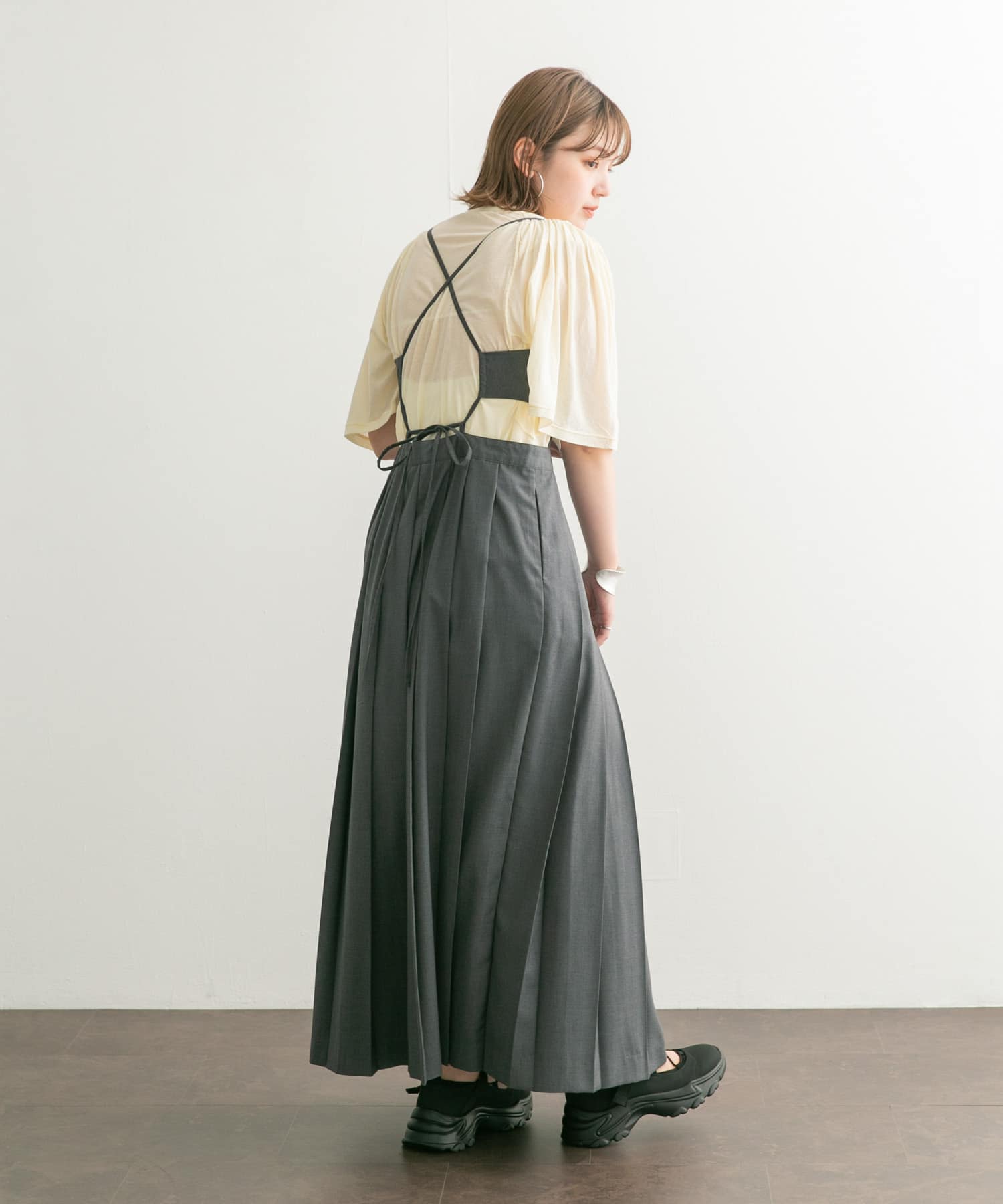 身長：160cm サイズ：one