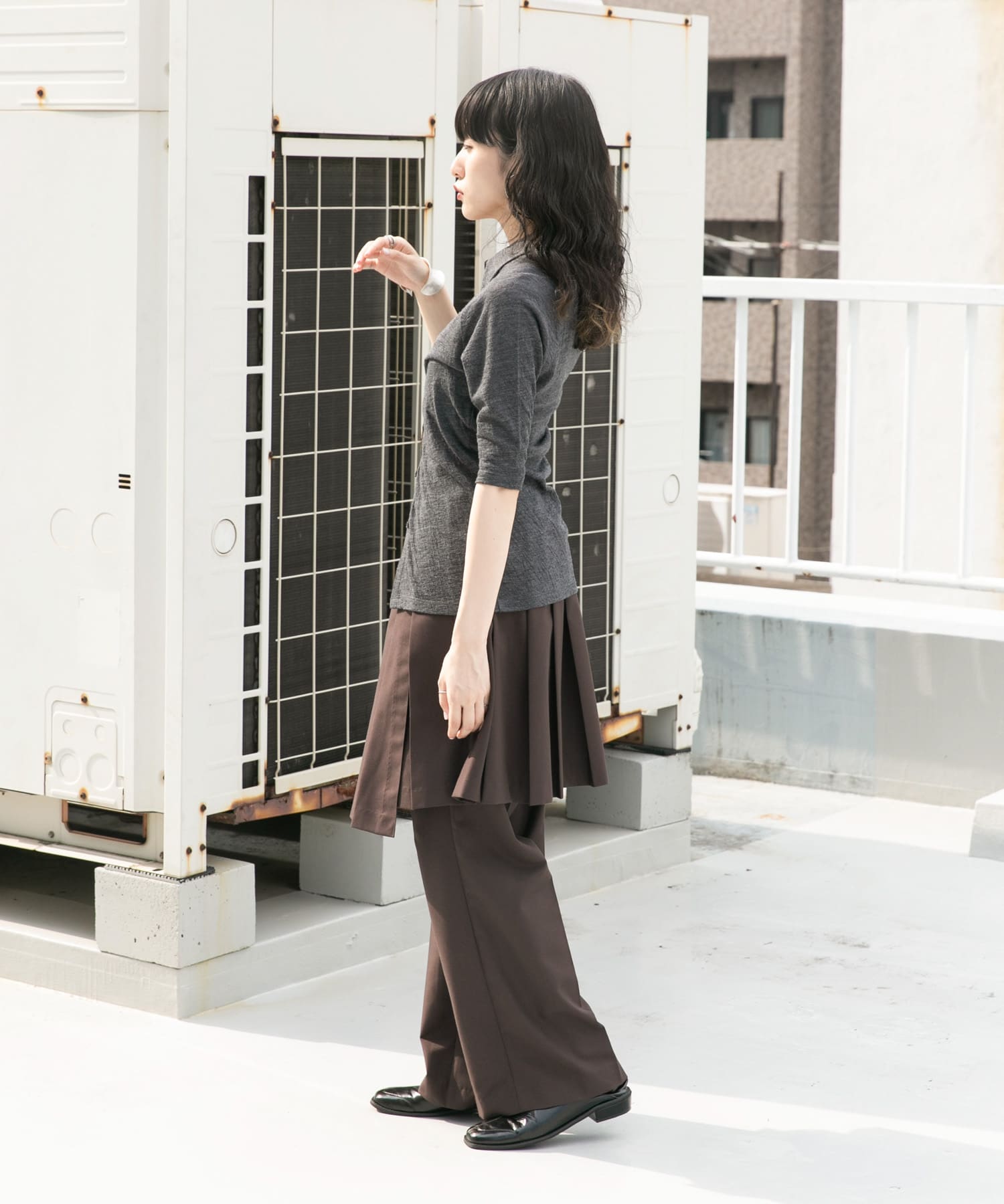 身長：160cm サイズ：one