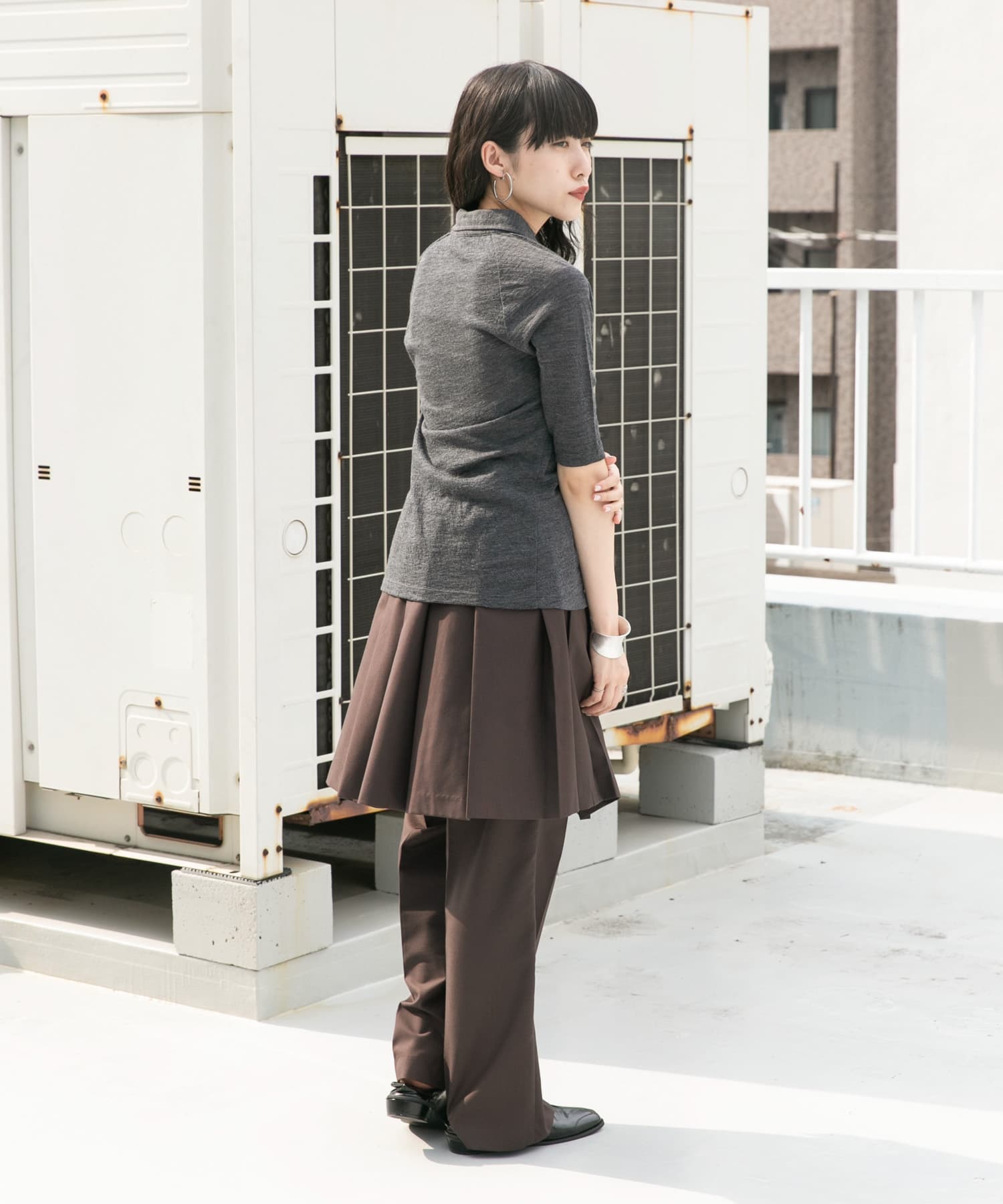 身長：160cm サイズ：one