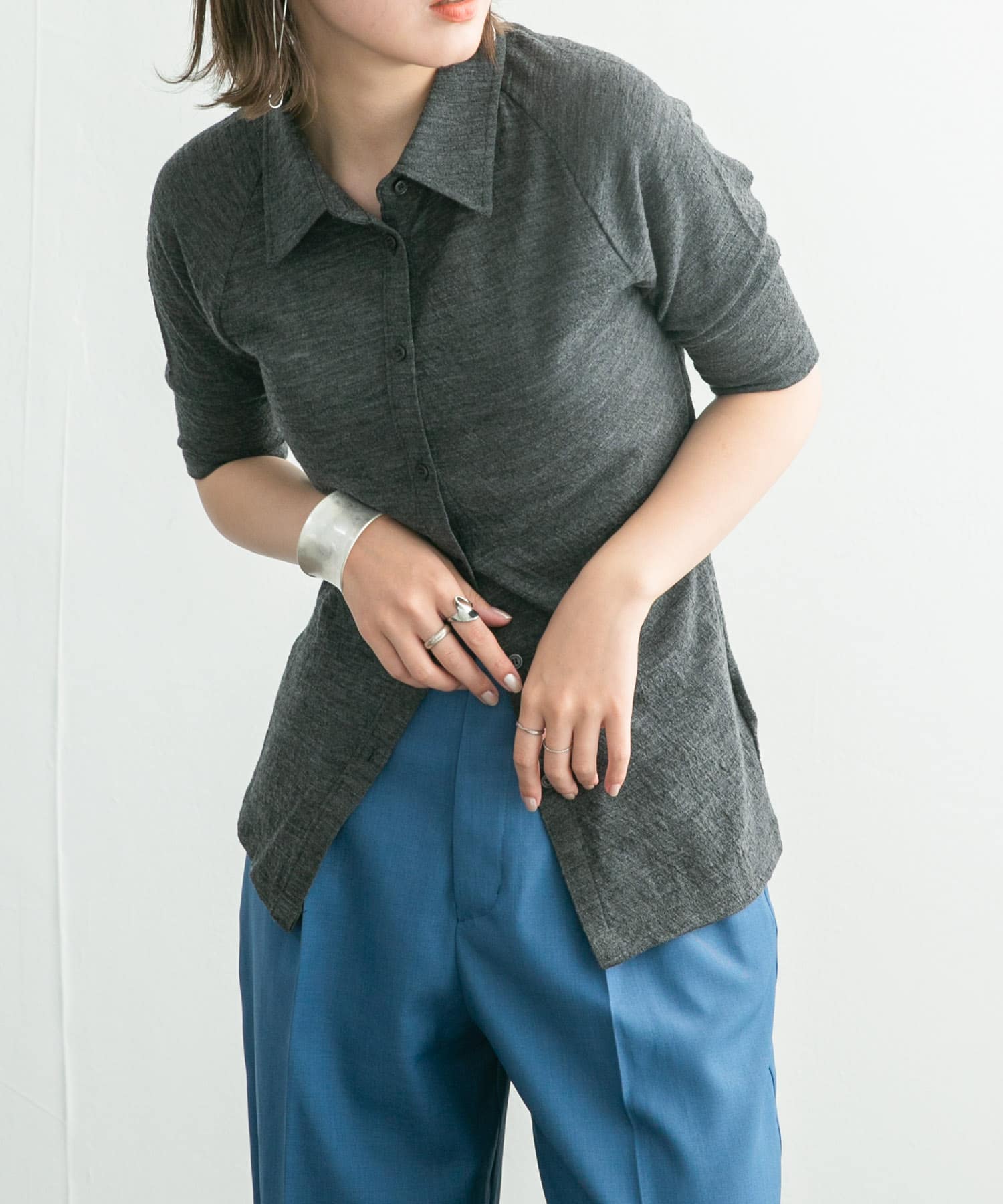 身長：160cm サイズ：one