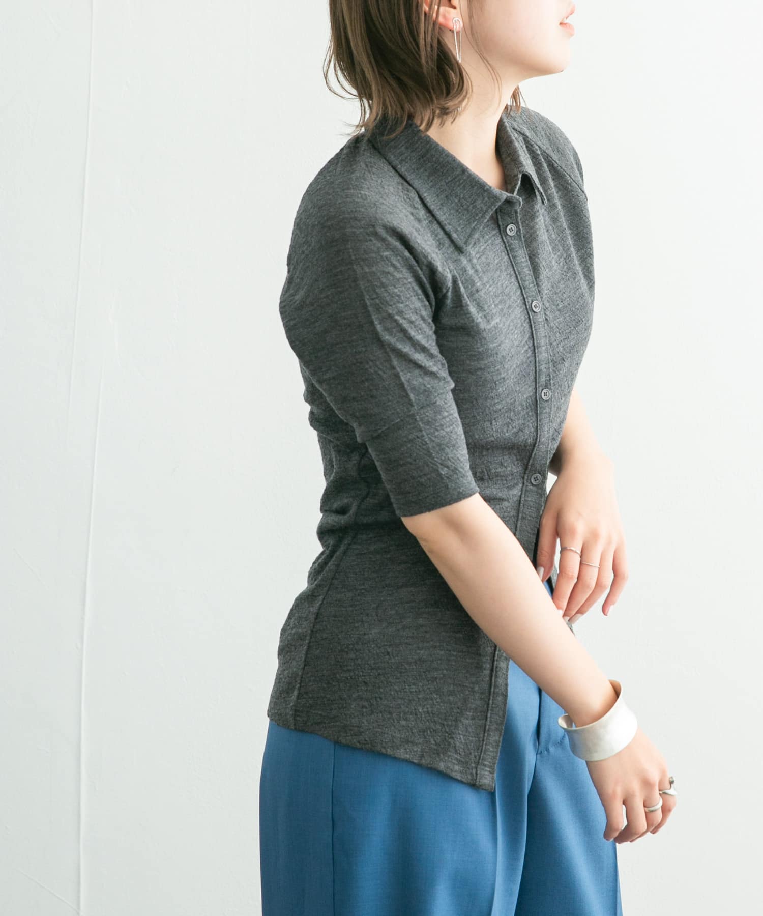 身長：160cm サイズ：one