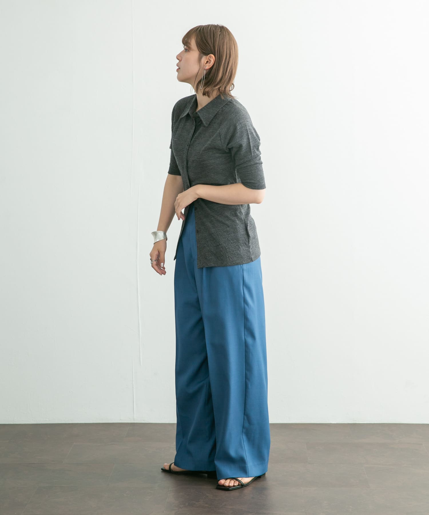 身長：160cm サイズ：one