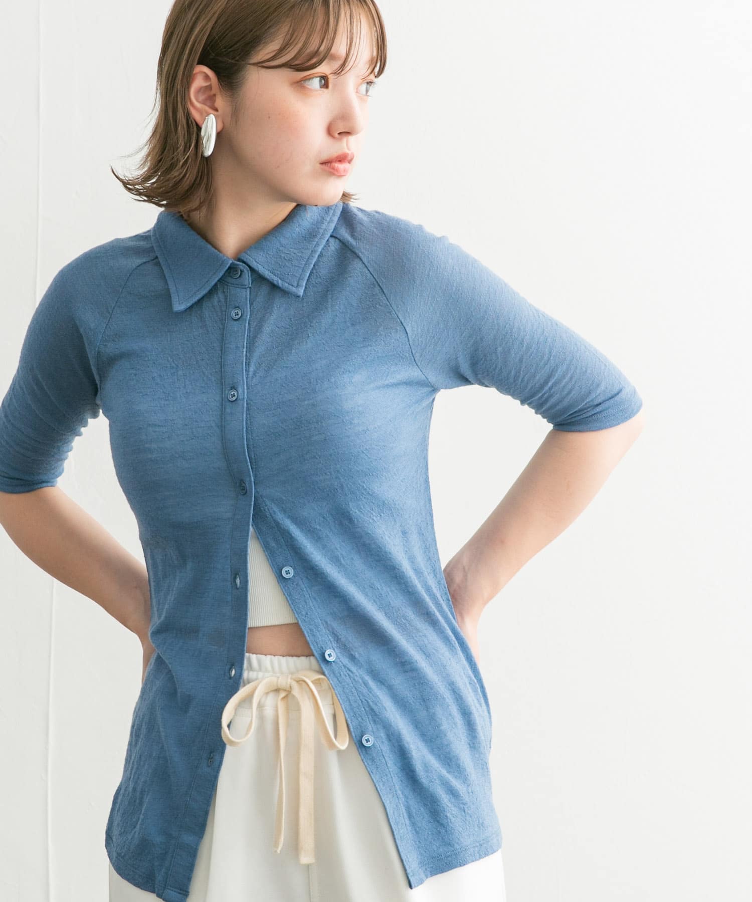 身長：160cm サイズ：one