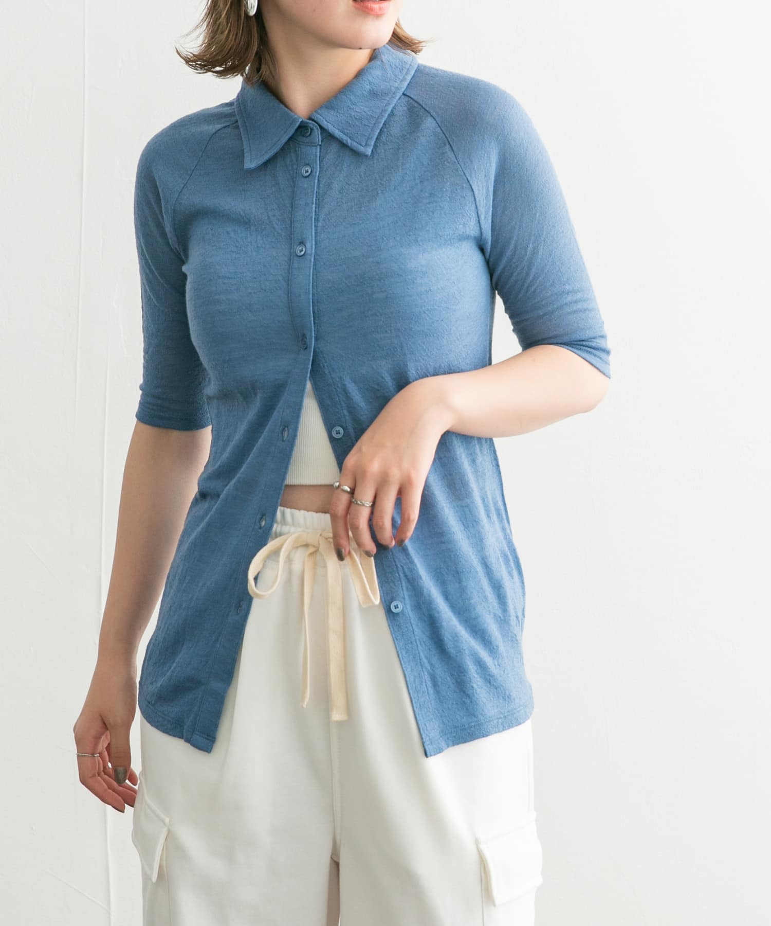 身長：160cm サイズ：one