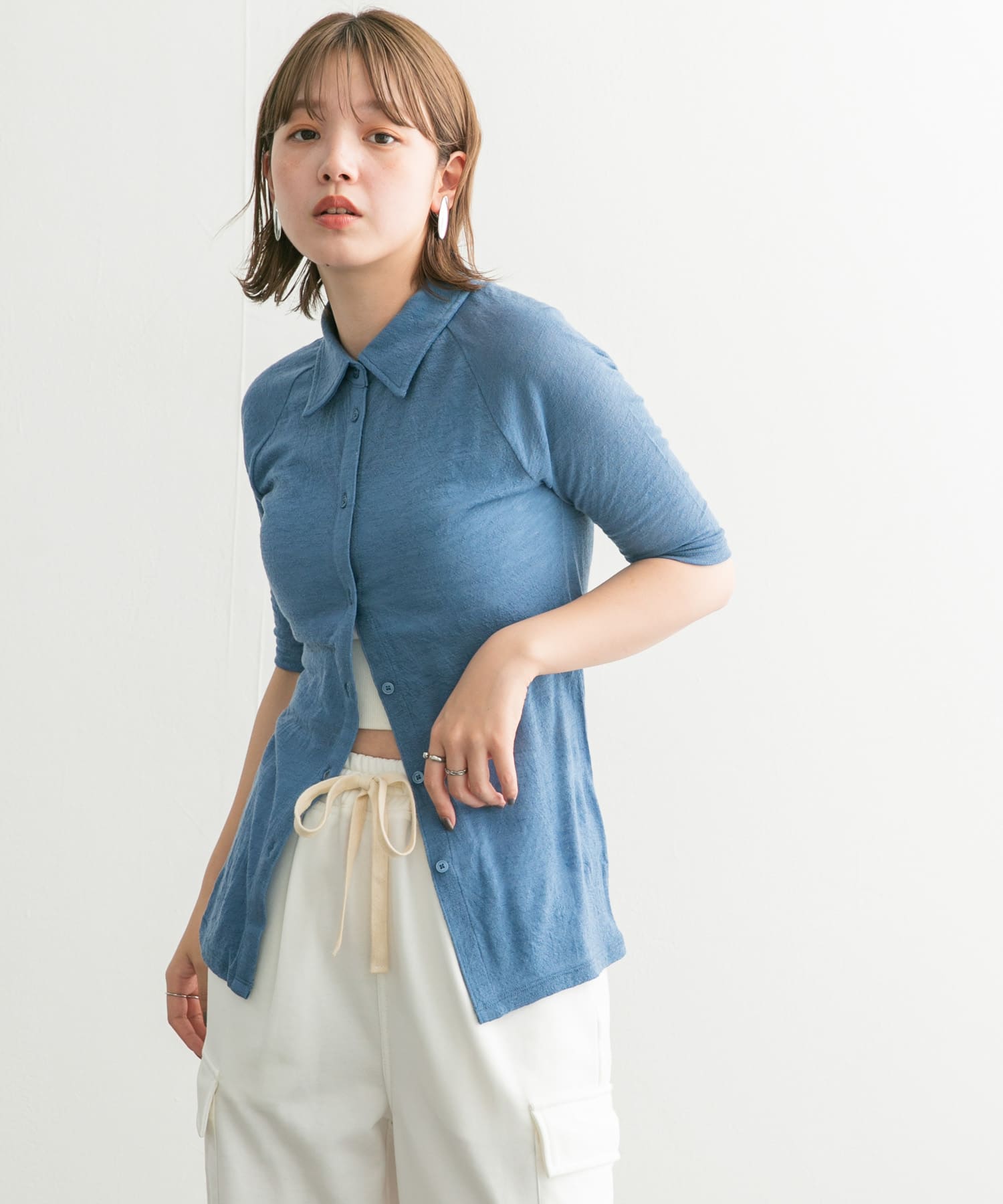 身長：160cm サイズ：one