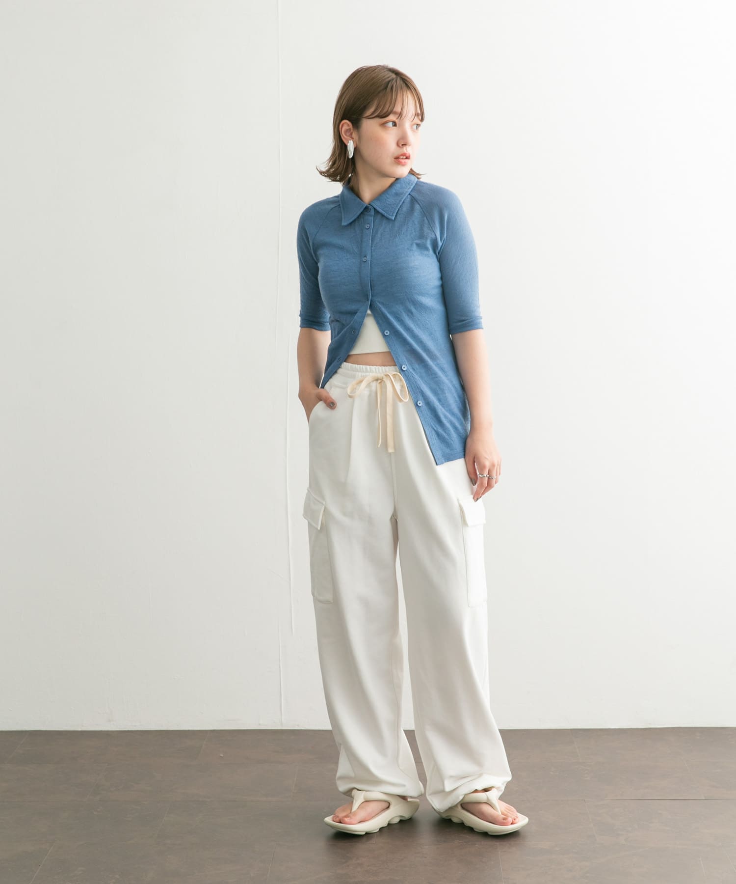 身長：160cm サイズ：one