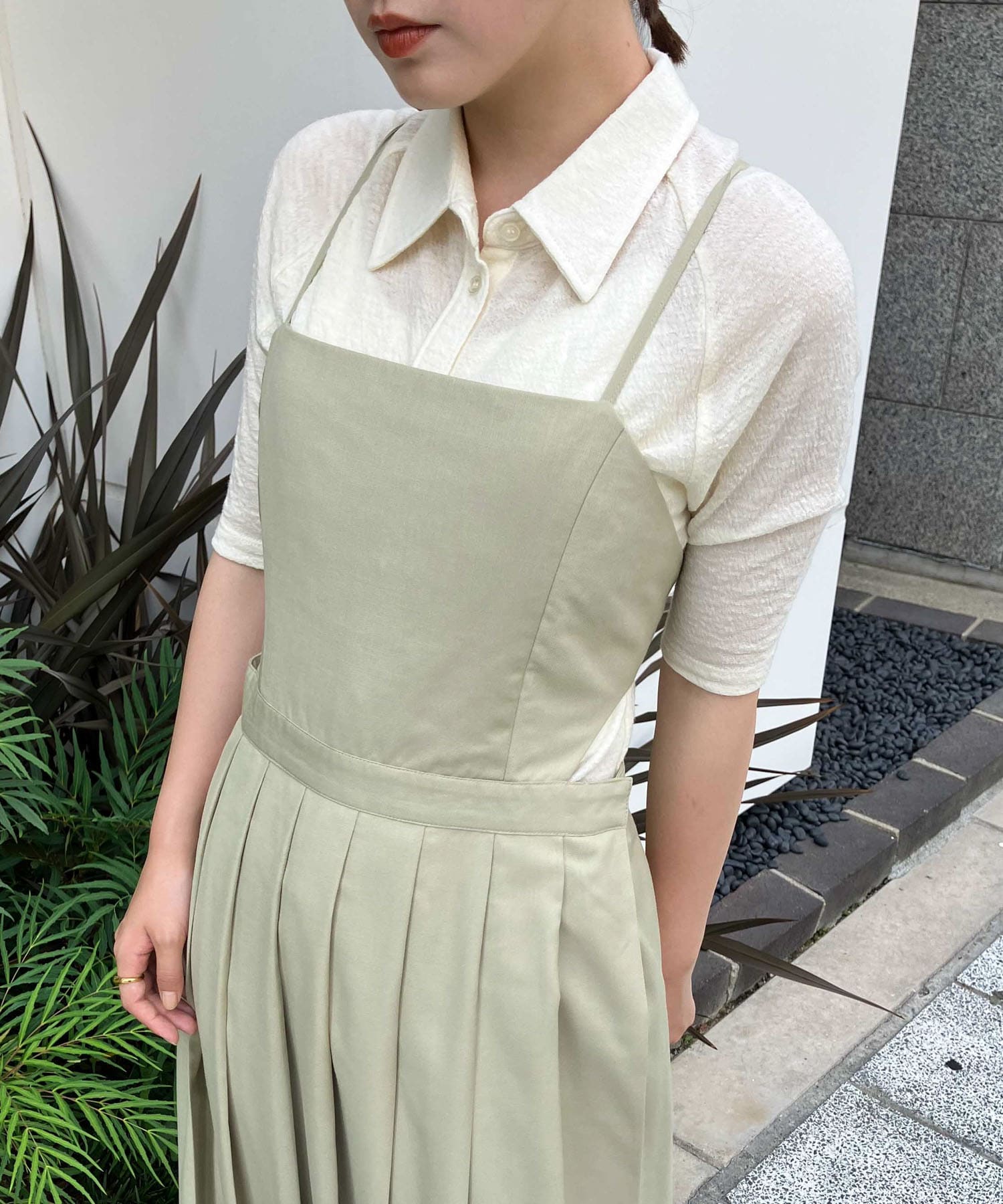 身長：160cm サイズ：one