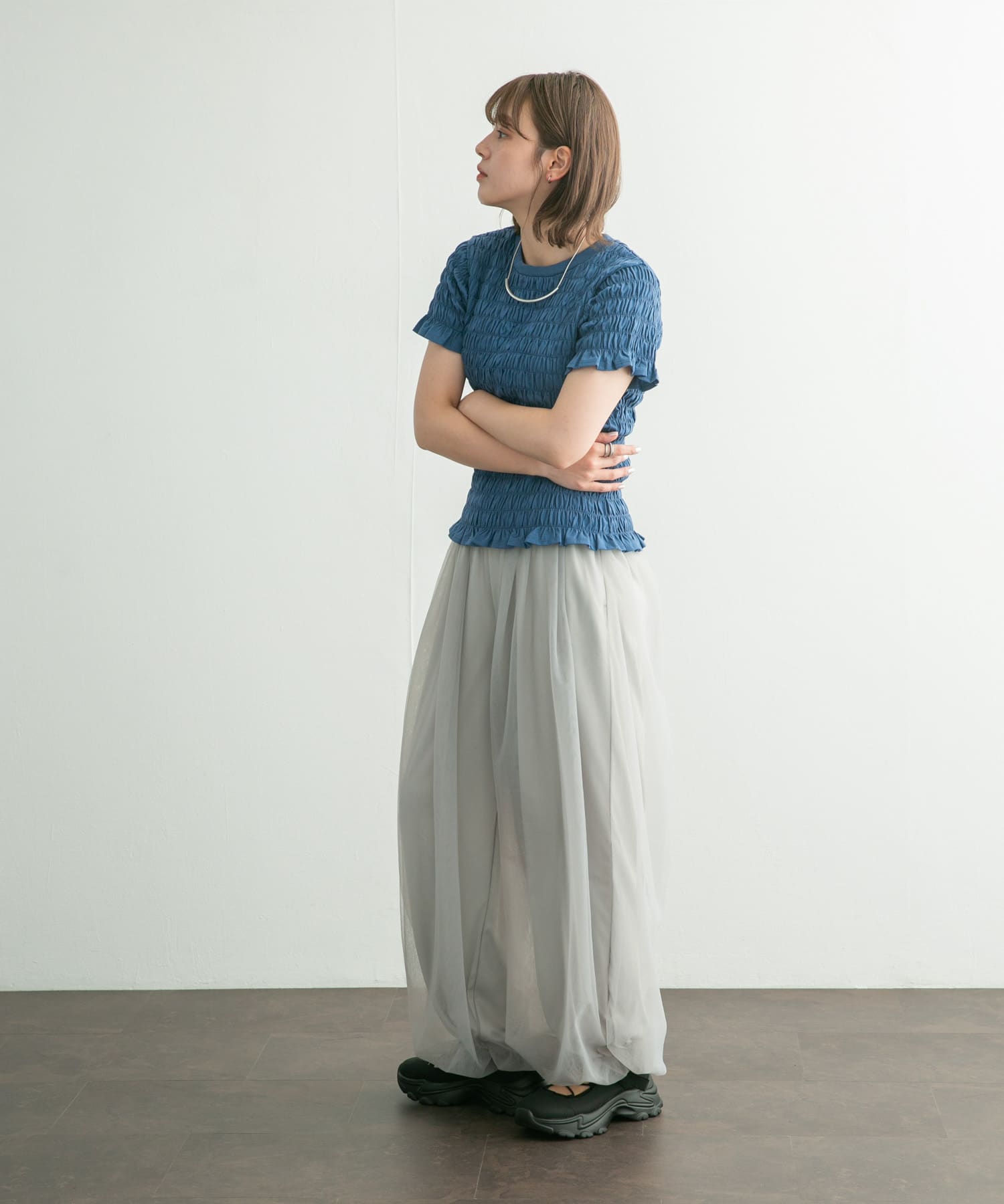 身長：160cm サイズ：one