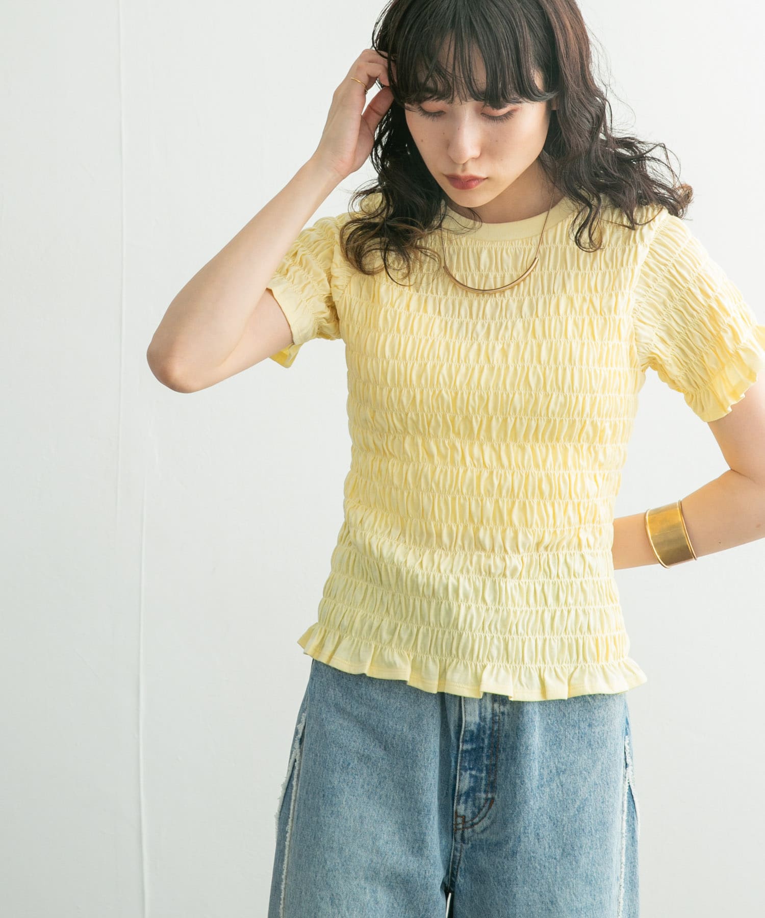 身長：160cm サイズ：one