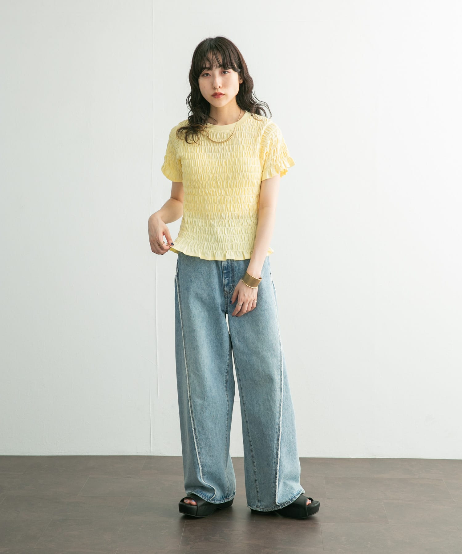 身長：160cm サイズ：one