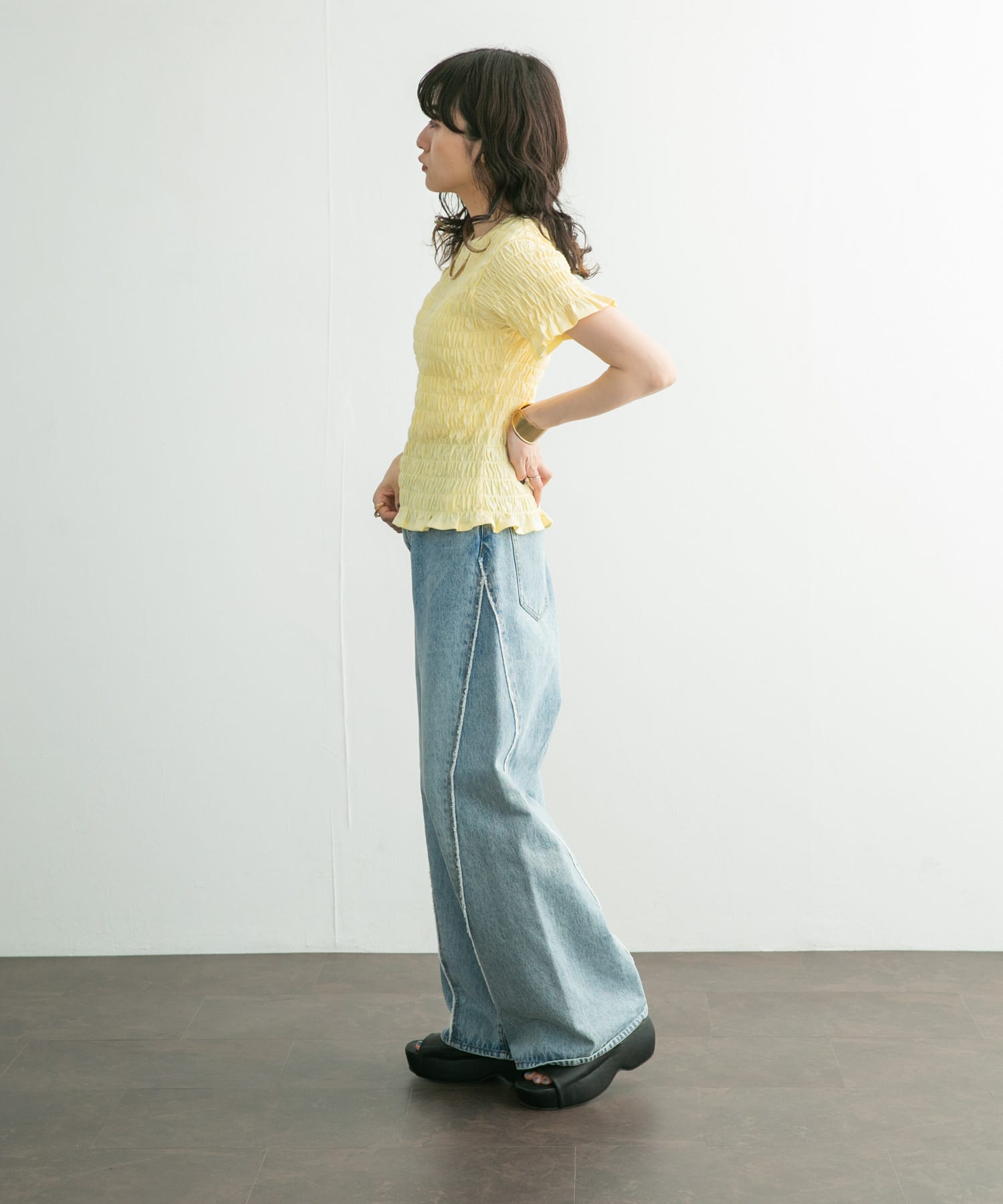 身長：160cm サイズ：one