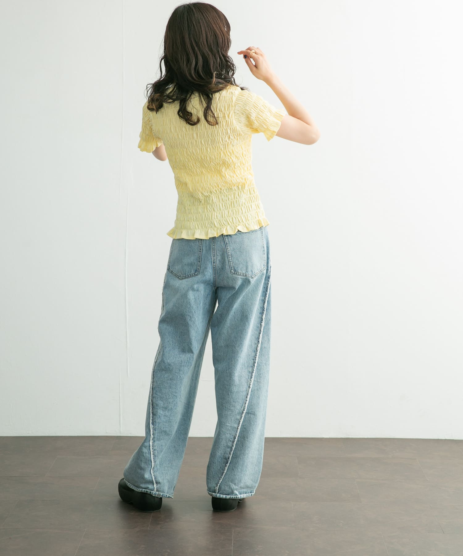 身長：160cm サイズ：one