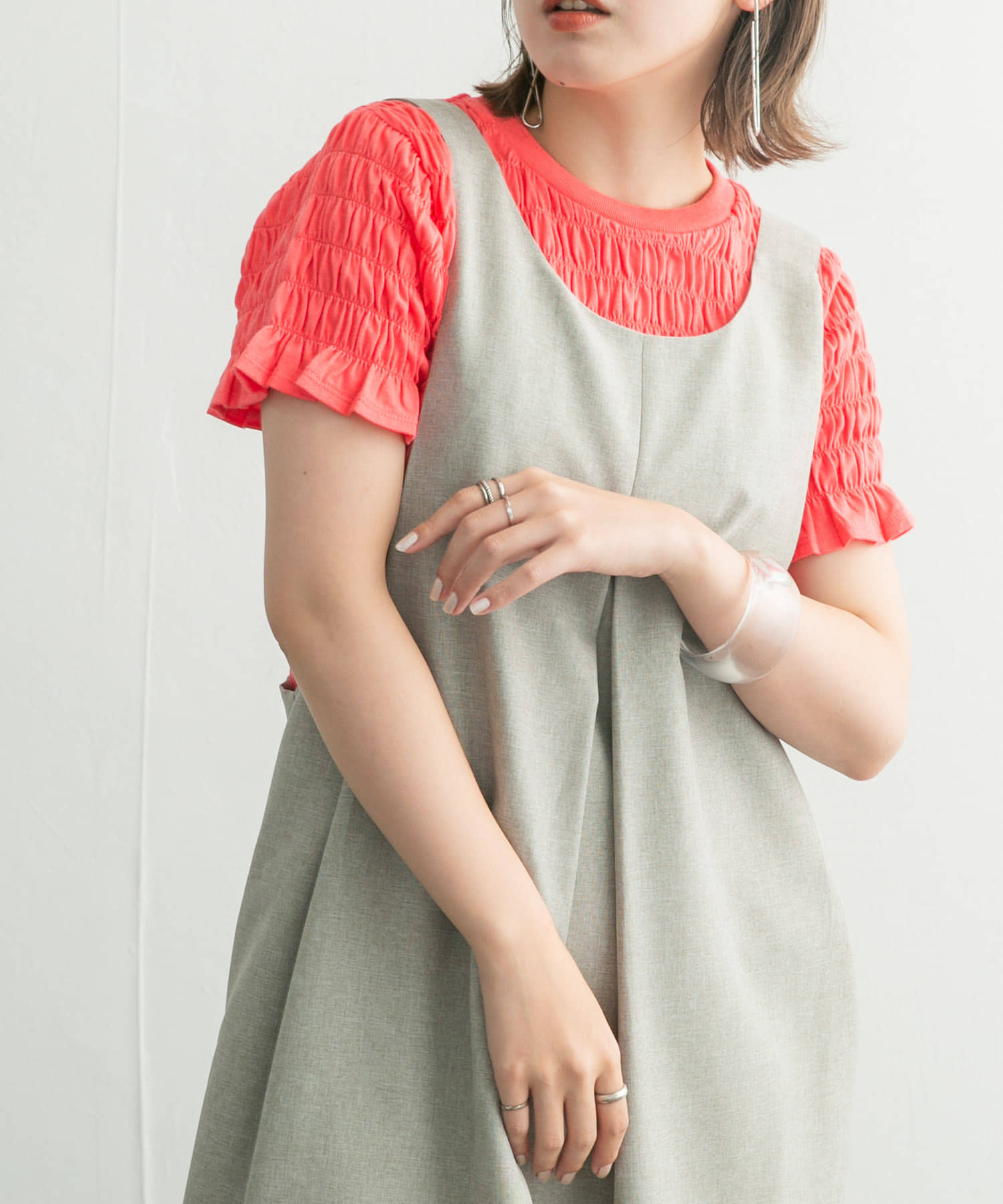 身長：160cm サイズ：one