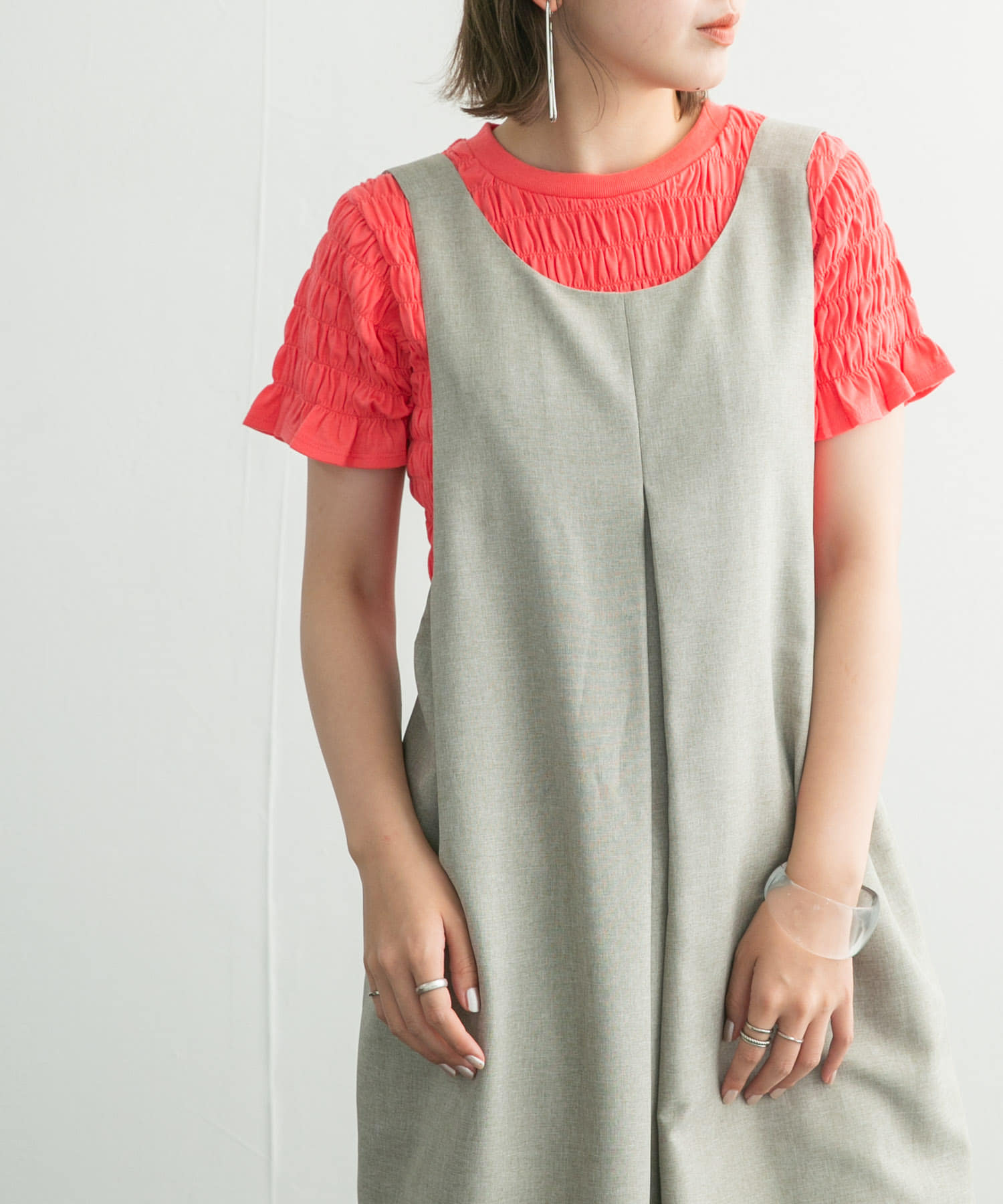 身長：160cm サイズ：one