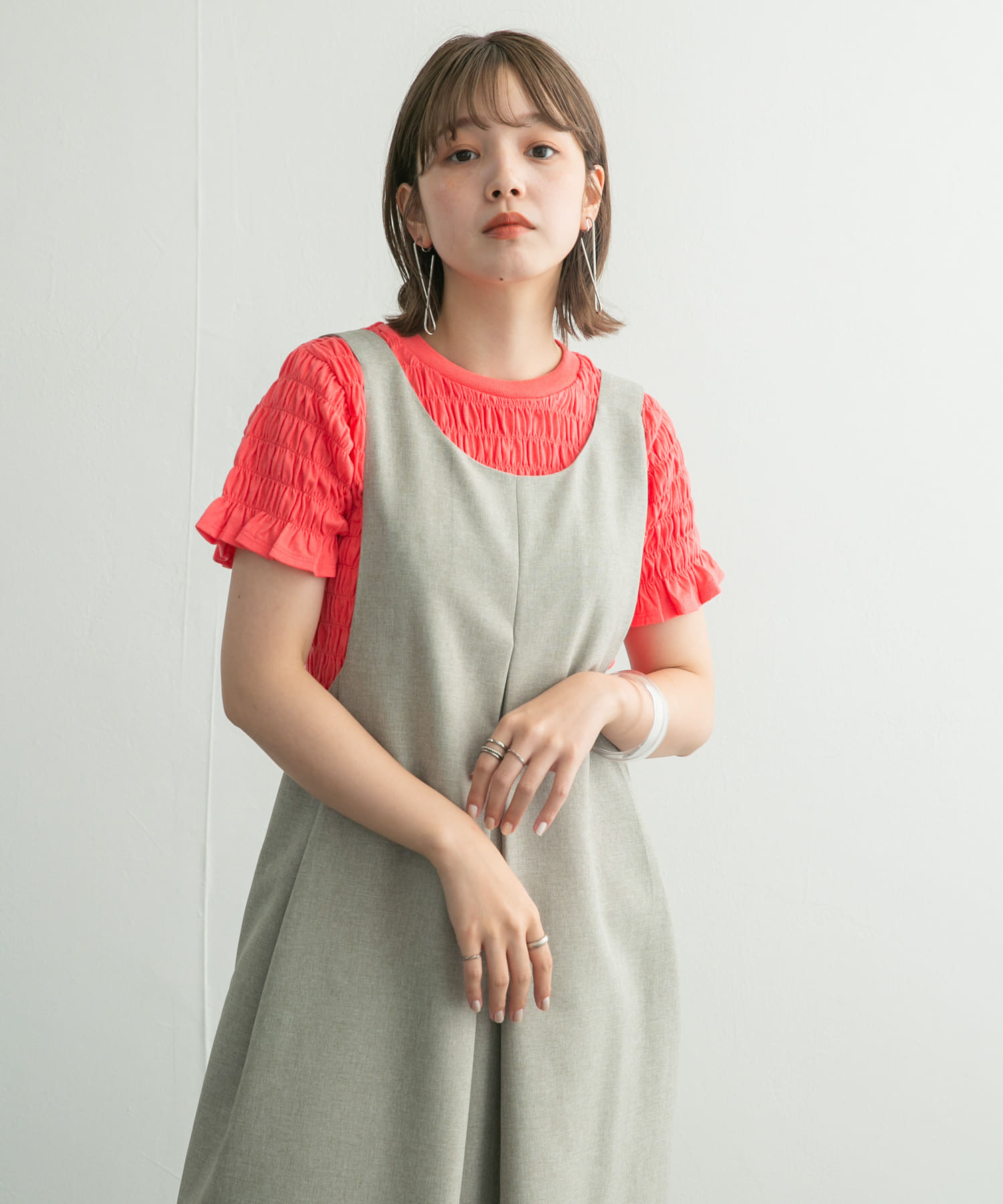 身長：160cm サイズ：one