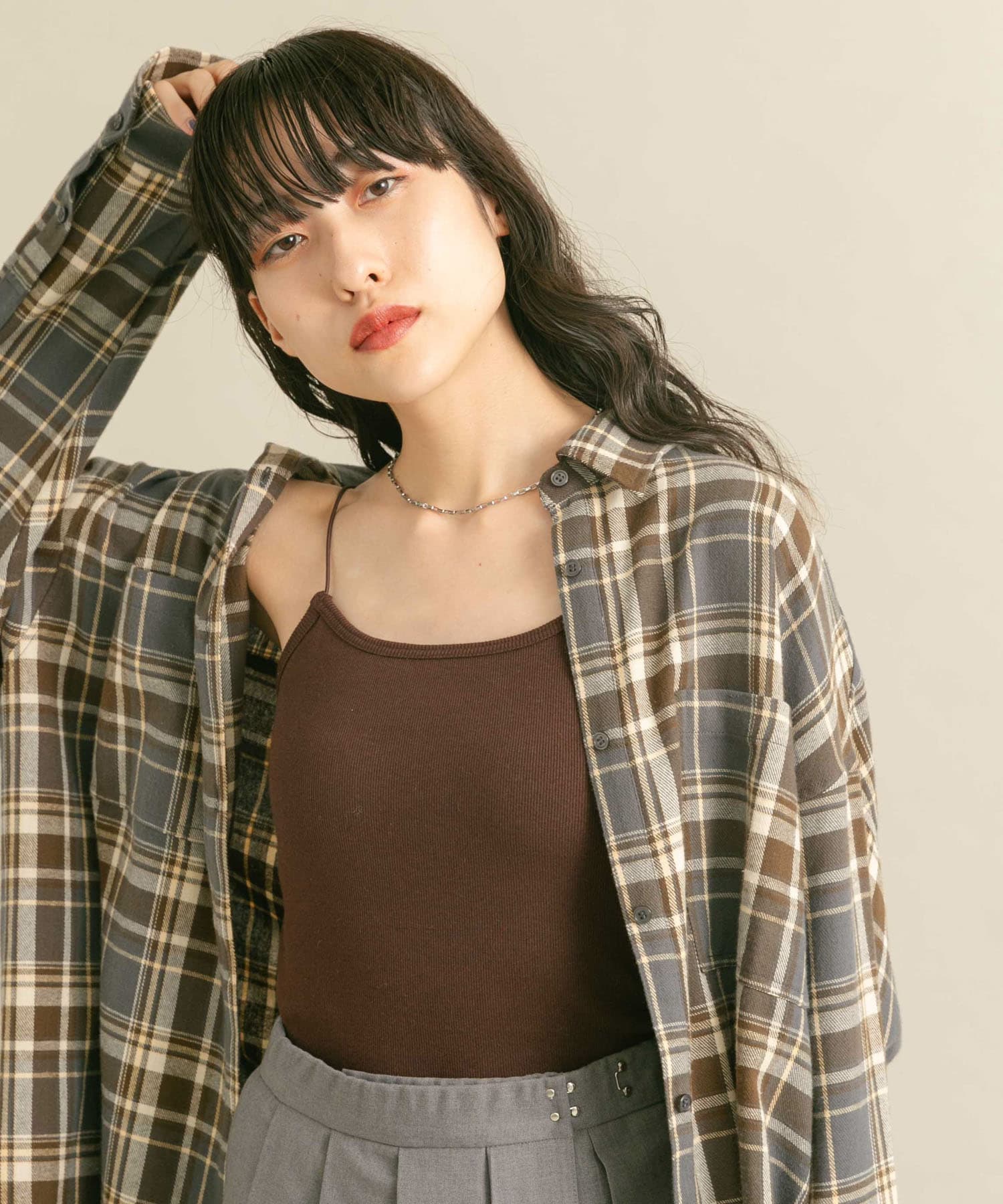 身長：160cm サイズ：one