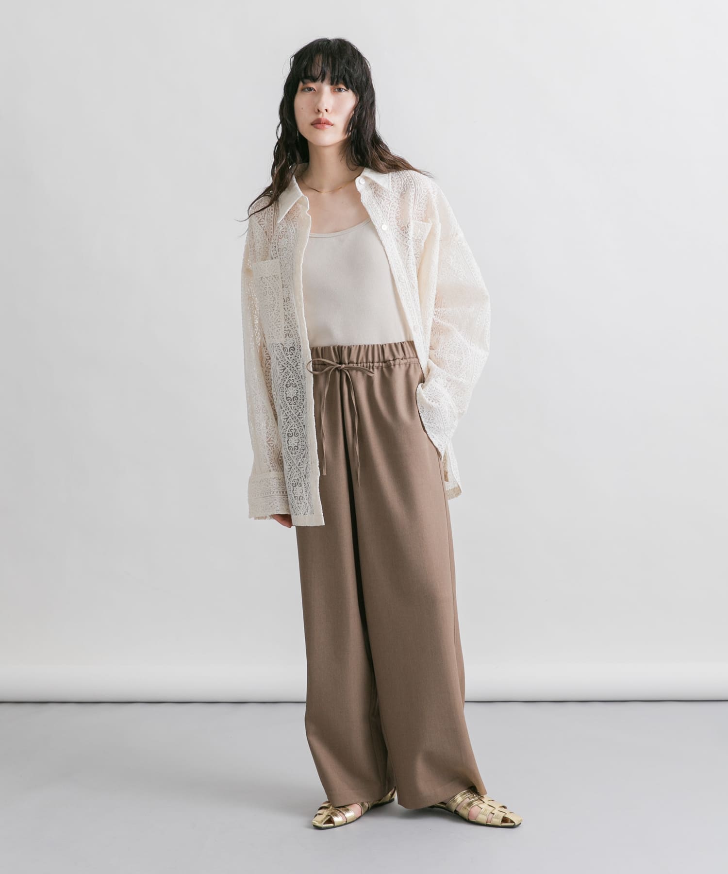 身長：160cm サイズ：one