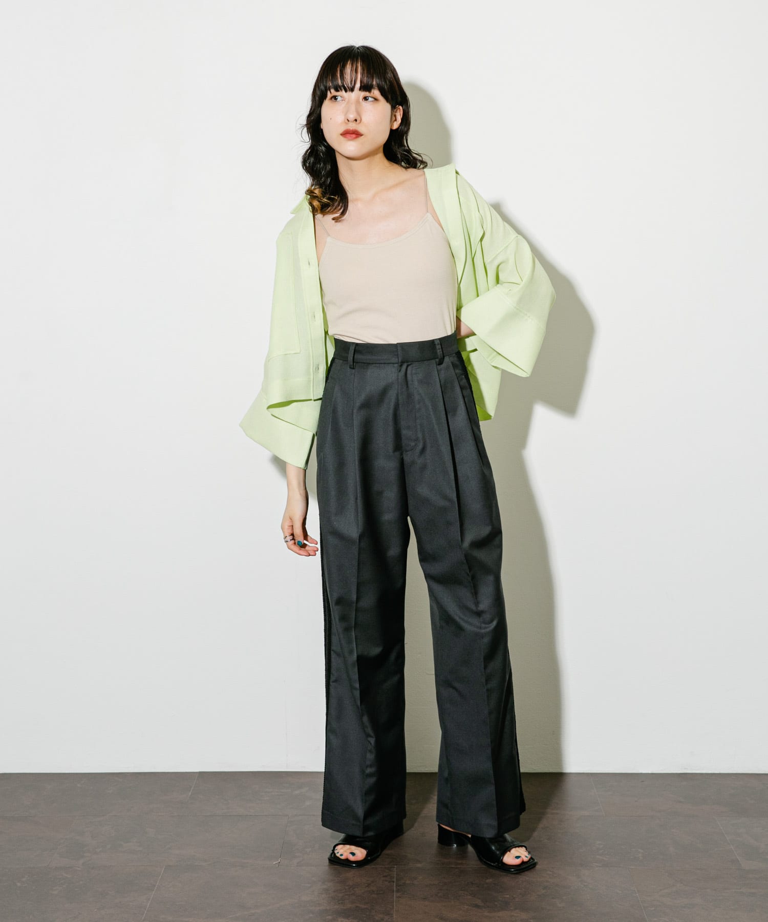 身長：160cm サイズ：one