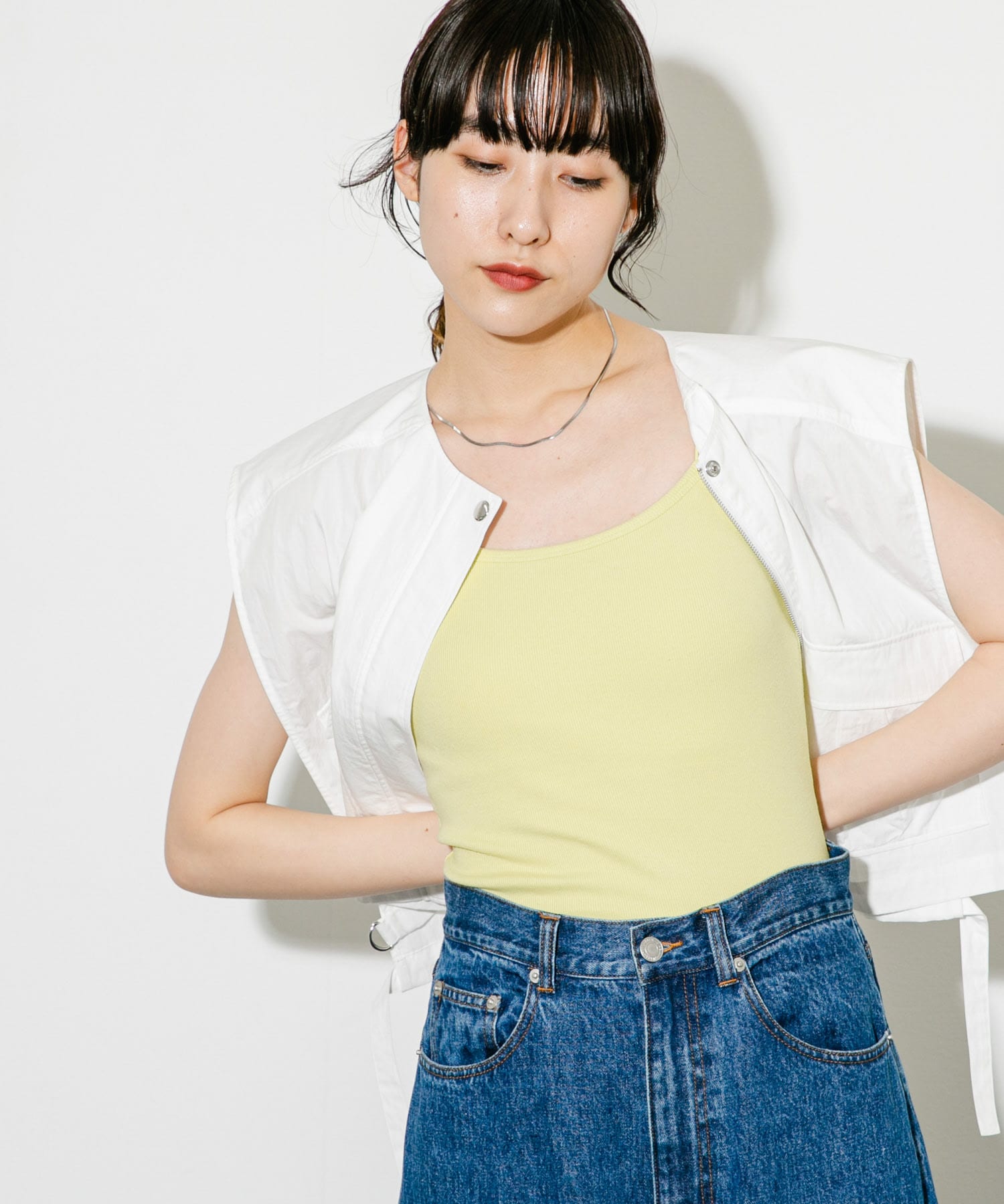 身長：160cm サイズ：one