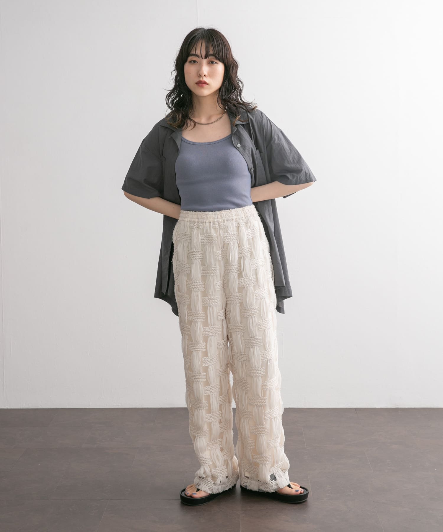 身長：160cm サイズ：one