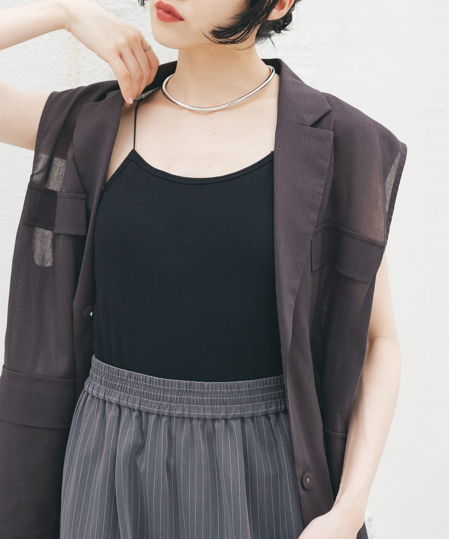 身長：160cm サイズ：one