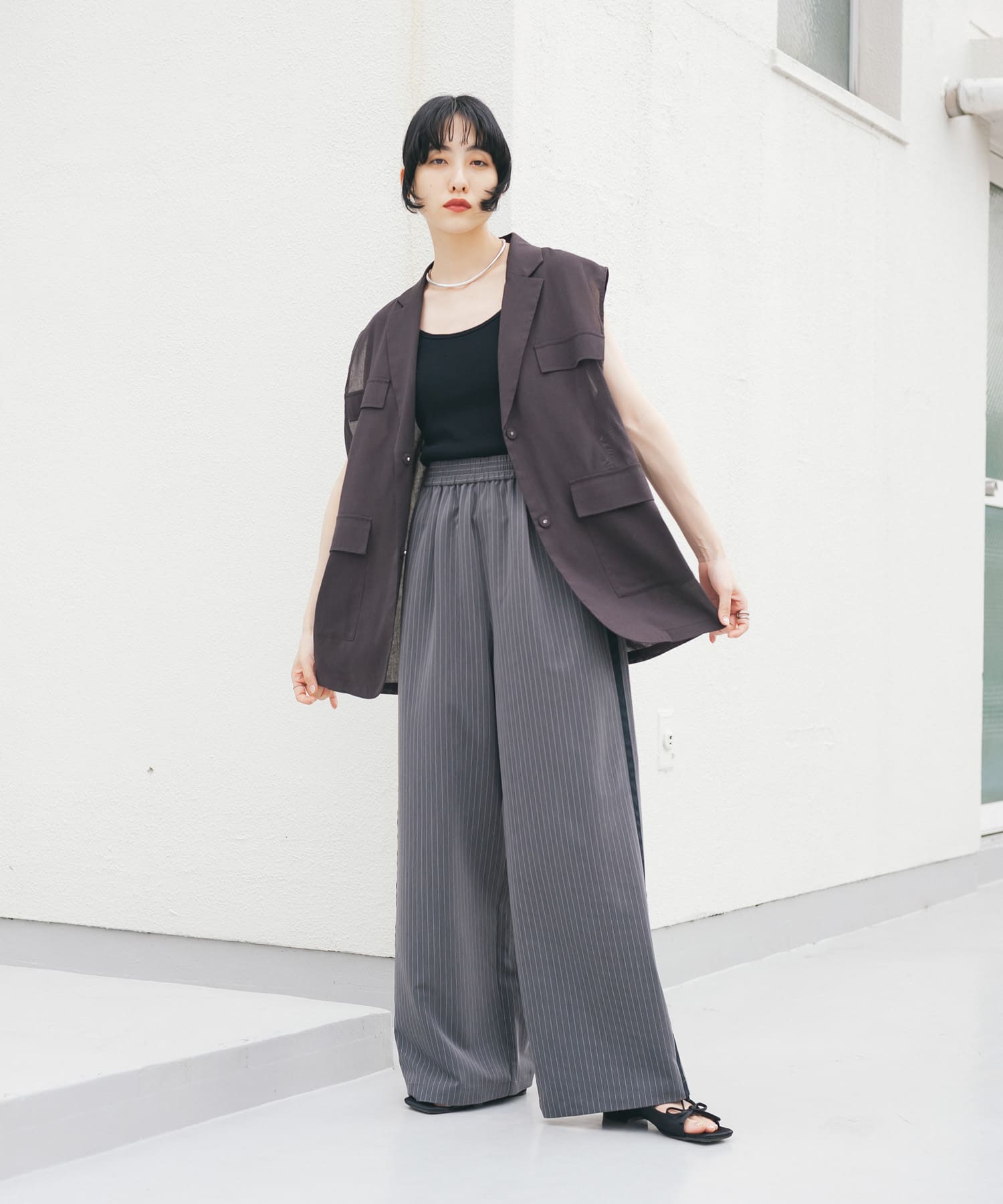 身長：160cm サイズ：one