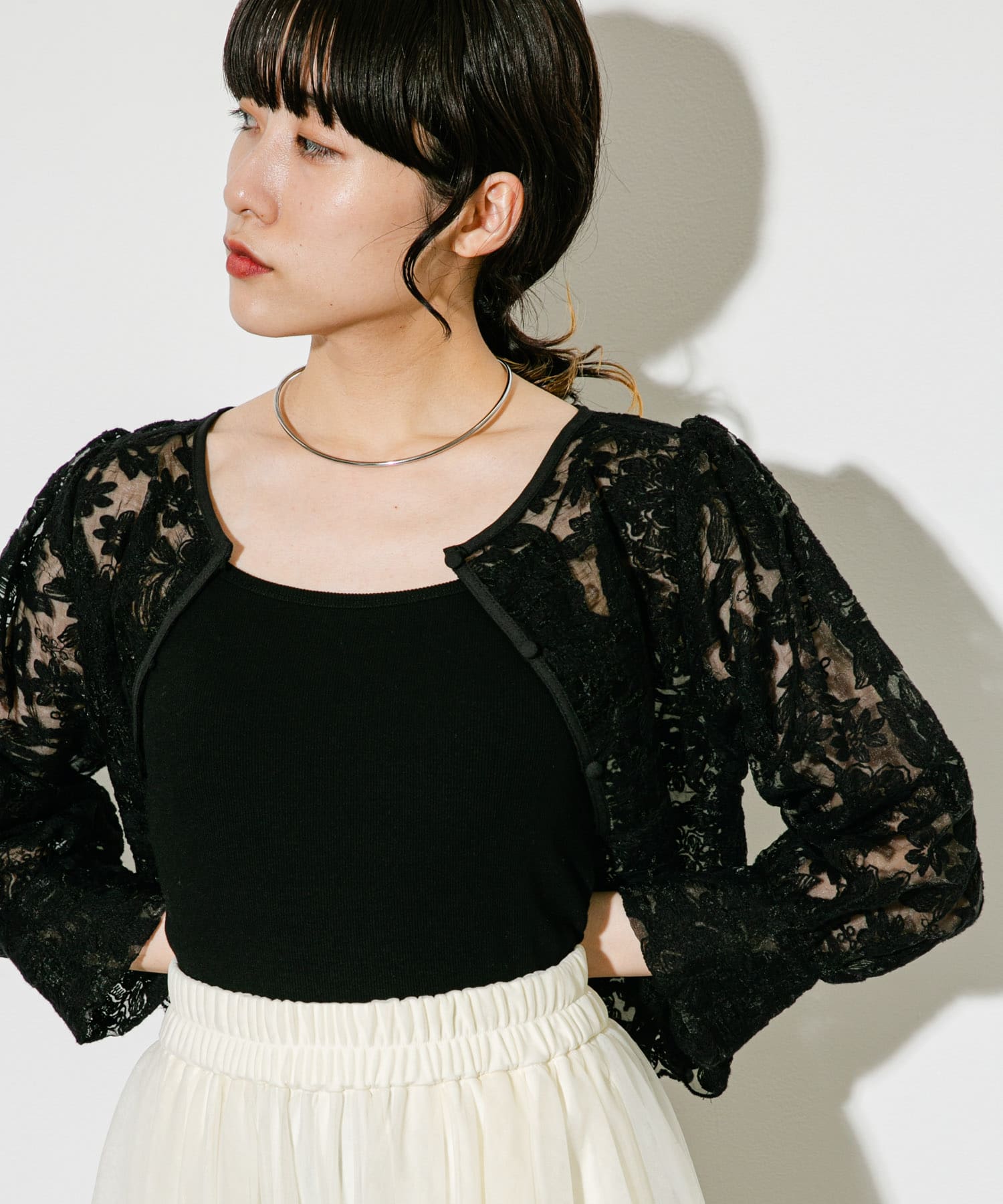 身長：160cm サイズ：one