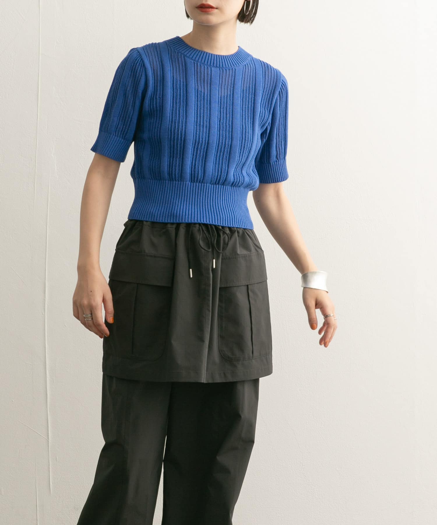 身長：160cm サイズ：one