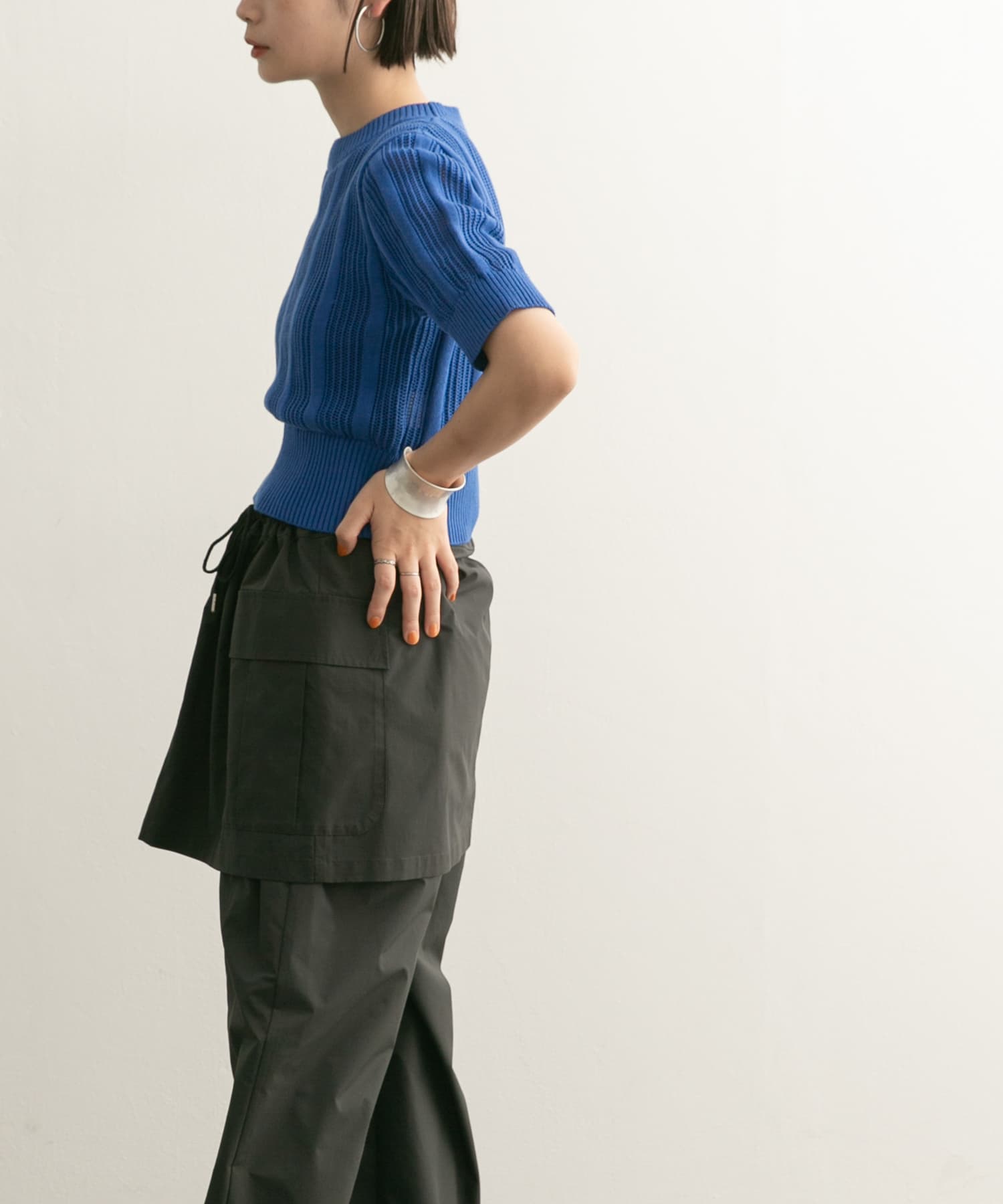 身長：160cm サイズ：one
