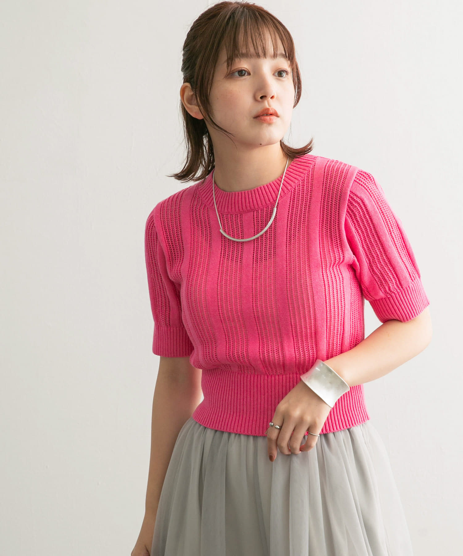 身長：160cm サイズ：one