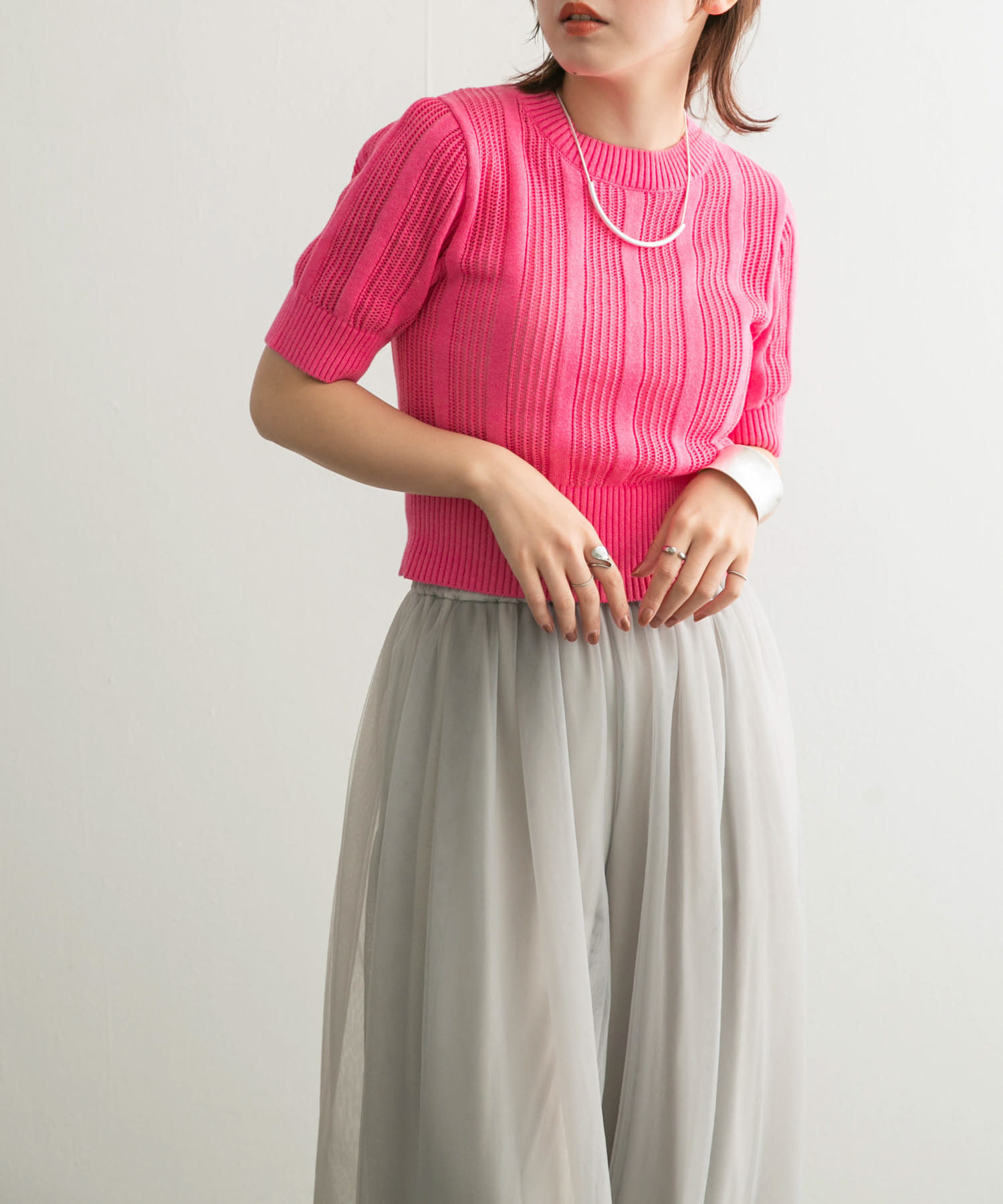 身長：160cm サイズ：one