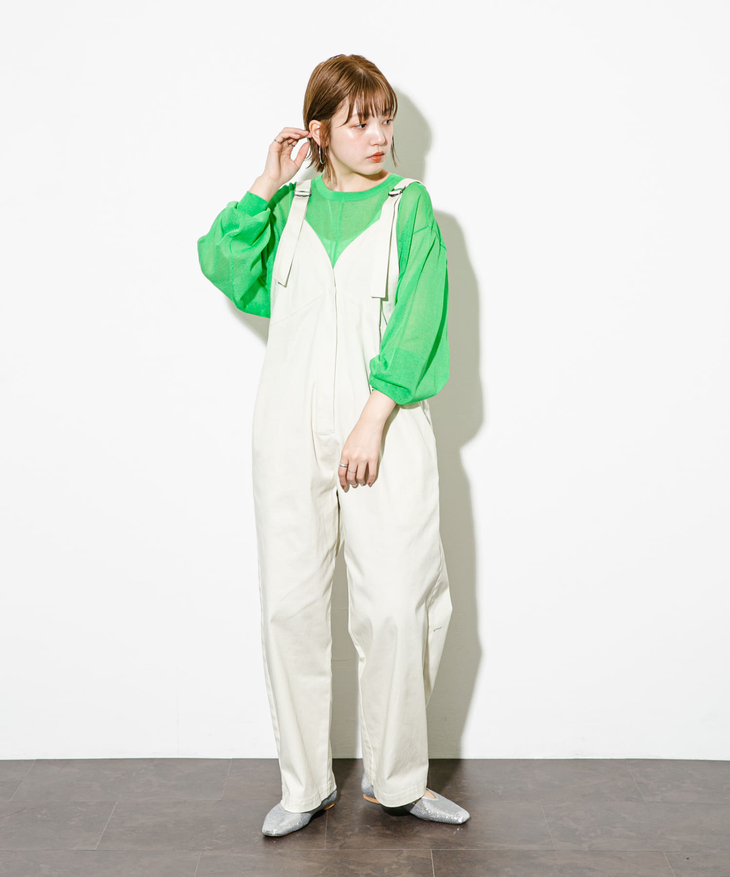身長：160cm サイズ：one
