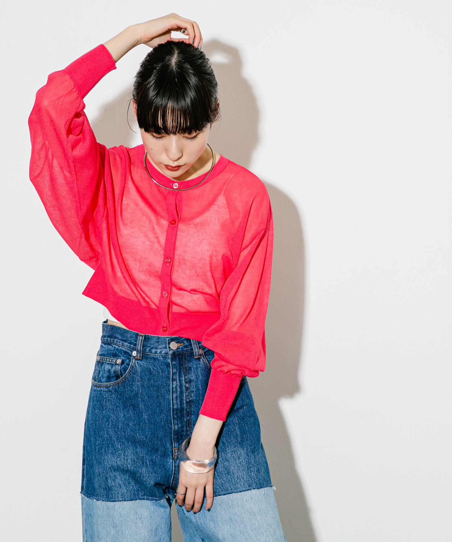 身長：160cm サイズ：one