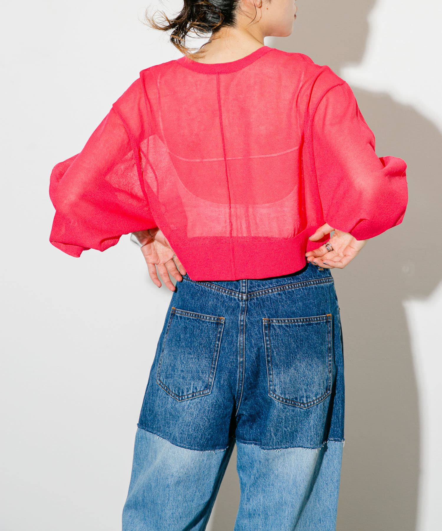 身長：160cm サイズ：one