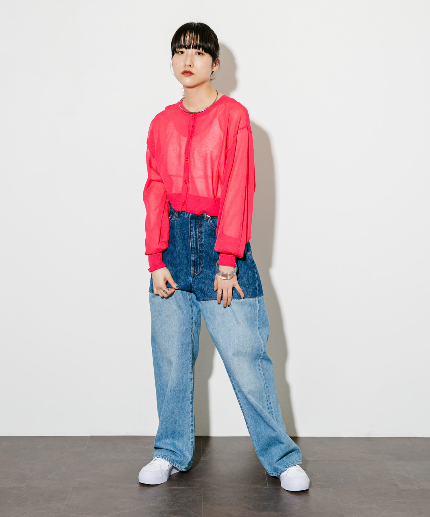 身長：160cm サイズ：one