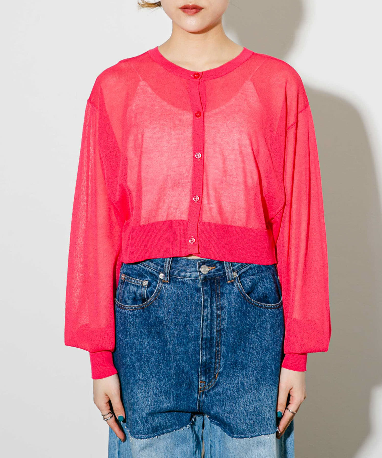 身長：160cm サイズ：one