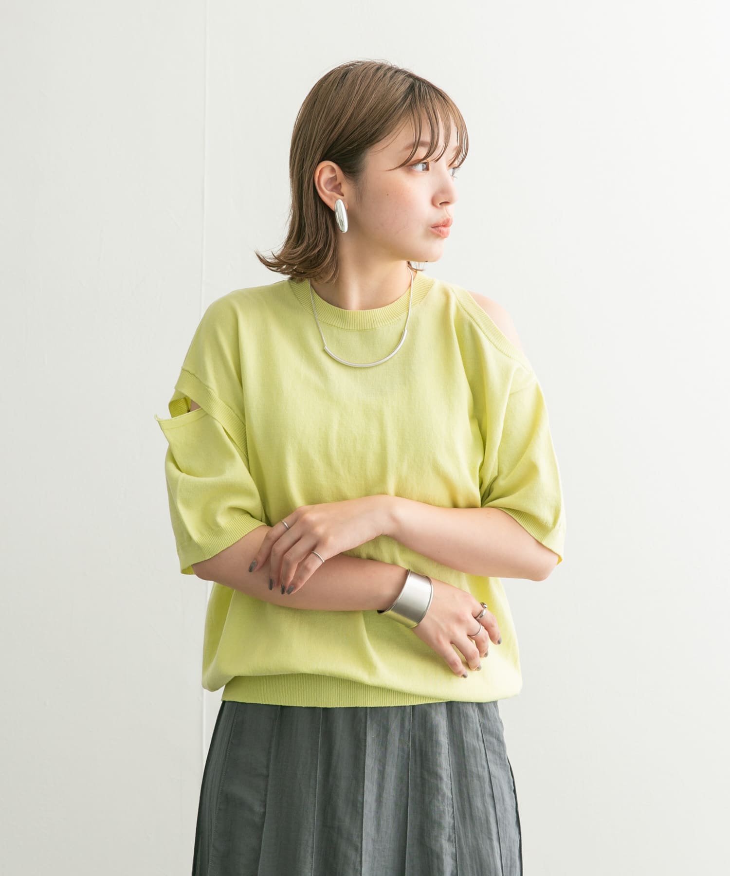 身長：160cm サイズ：one