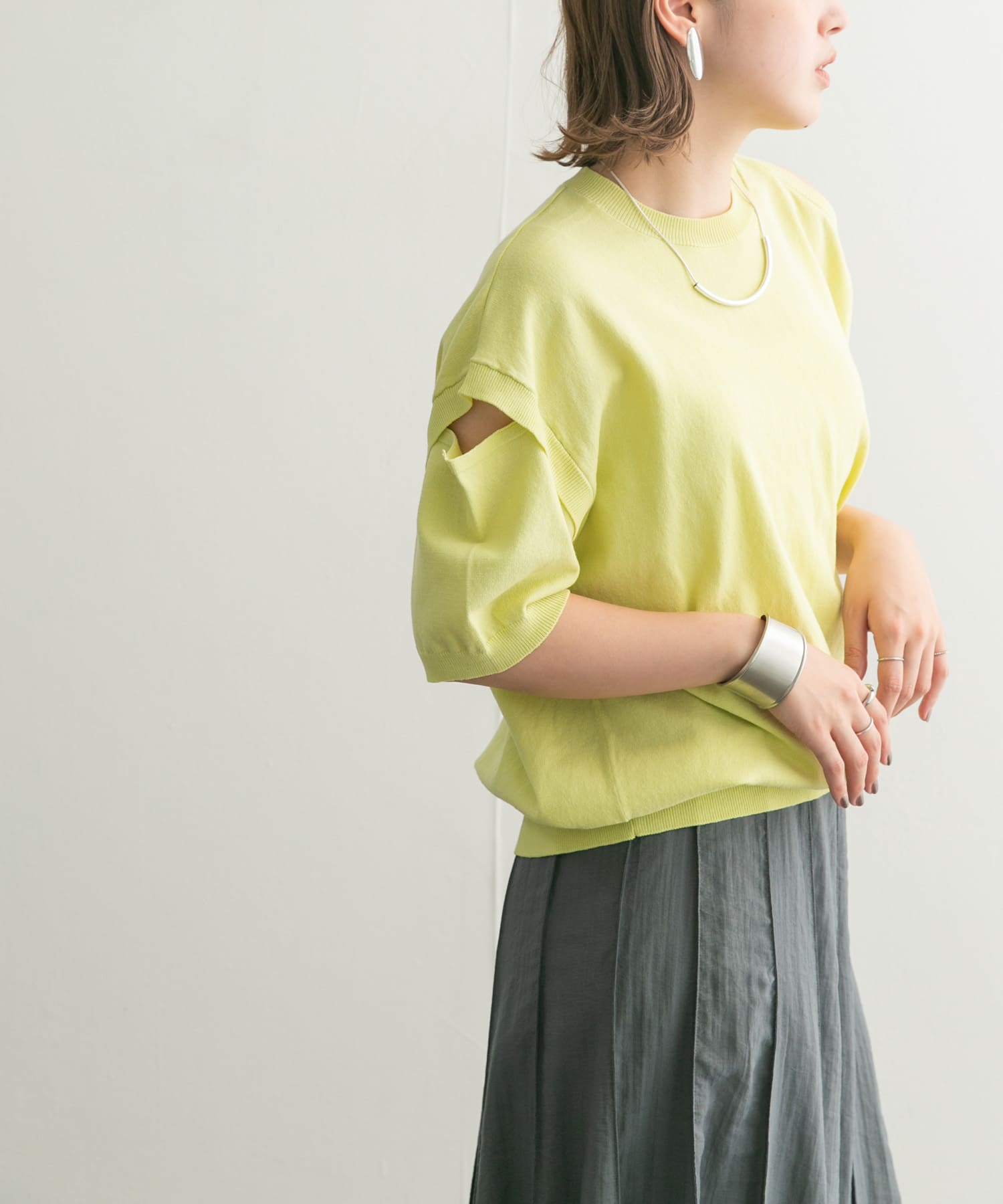 身長：160cm サイズ：one