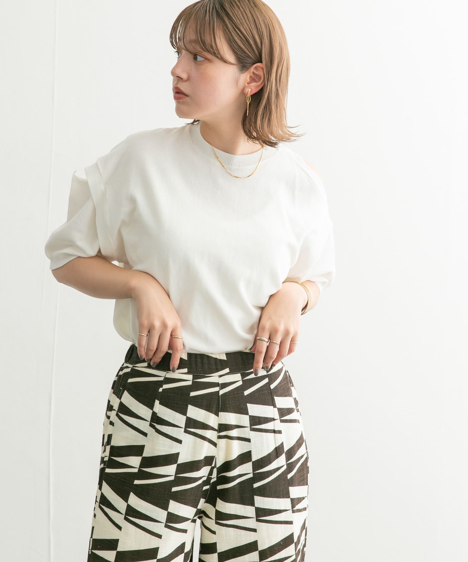 身長：160cm サイズ：one