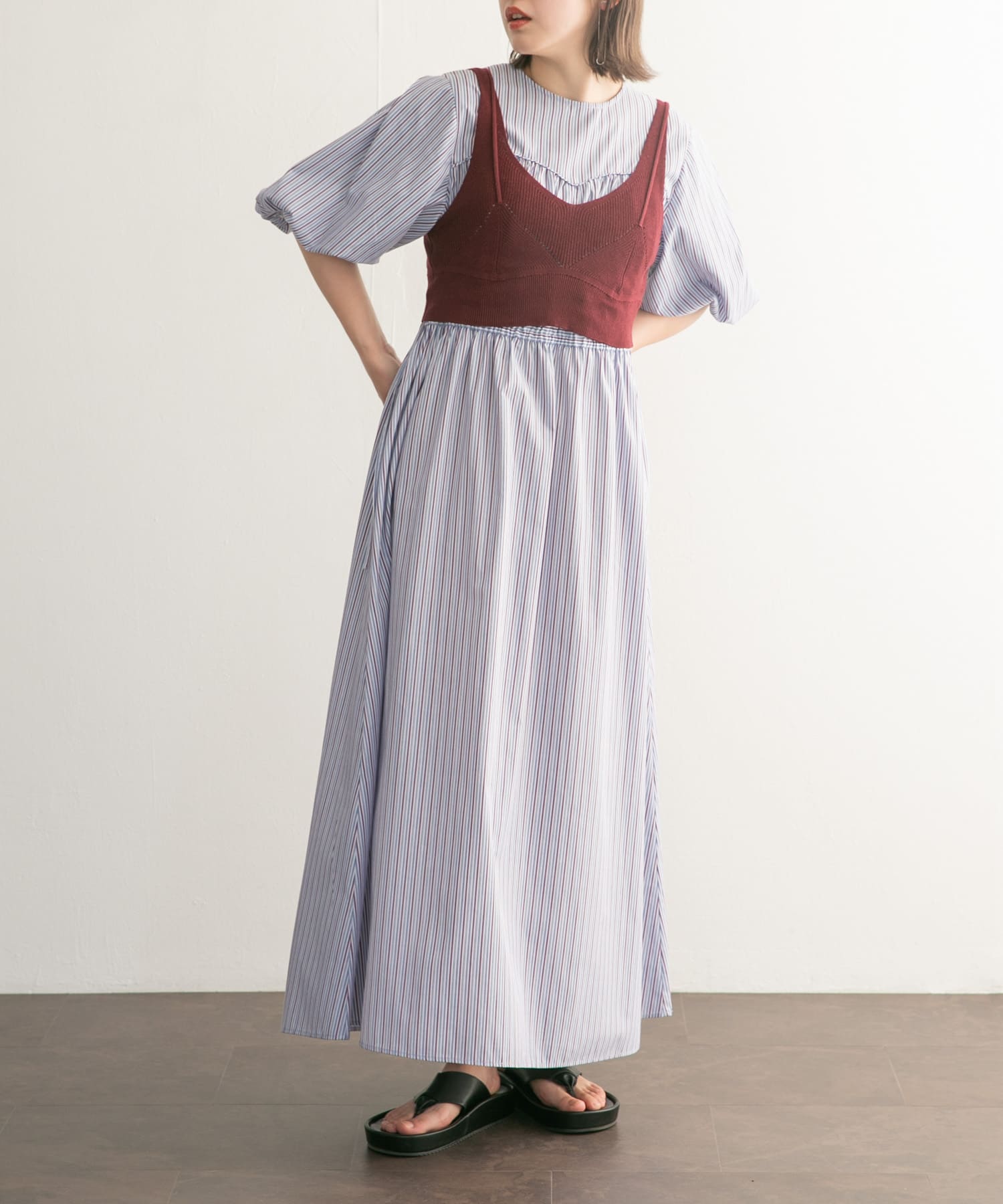 身長：160cm サイズ：one