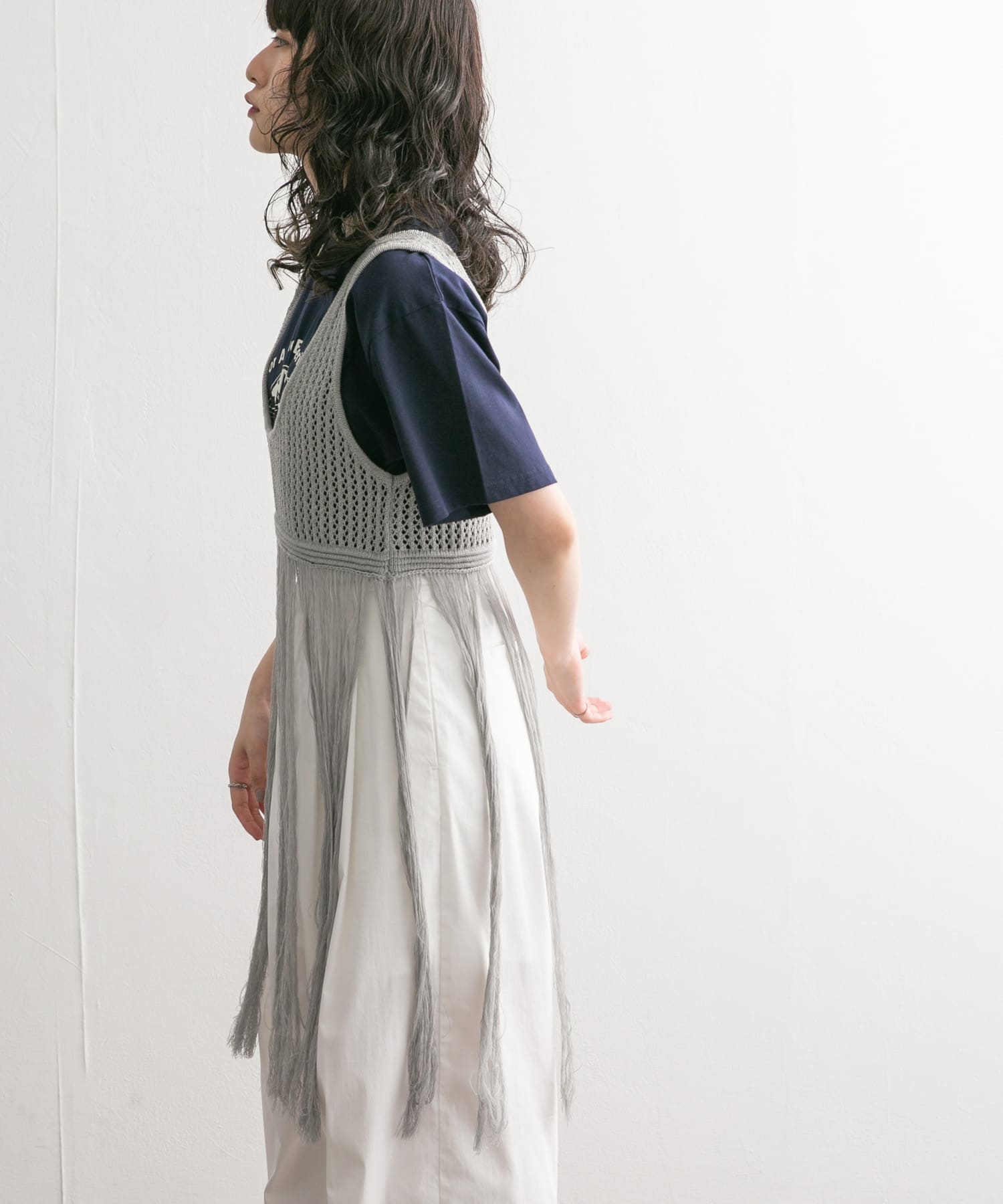 身長：160cm サイズ：one
