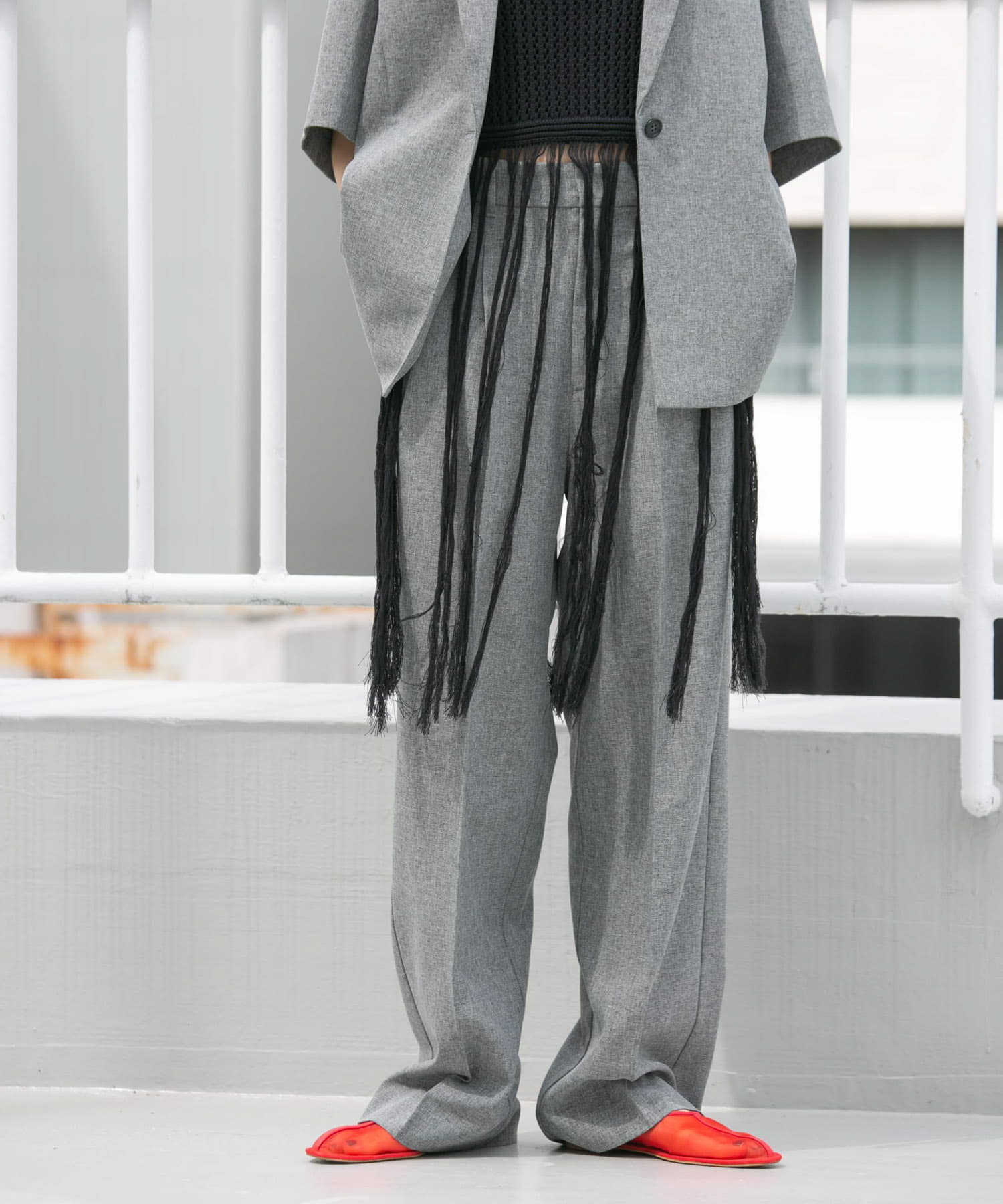 身長：160cm サイズ：one