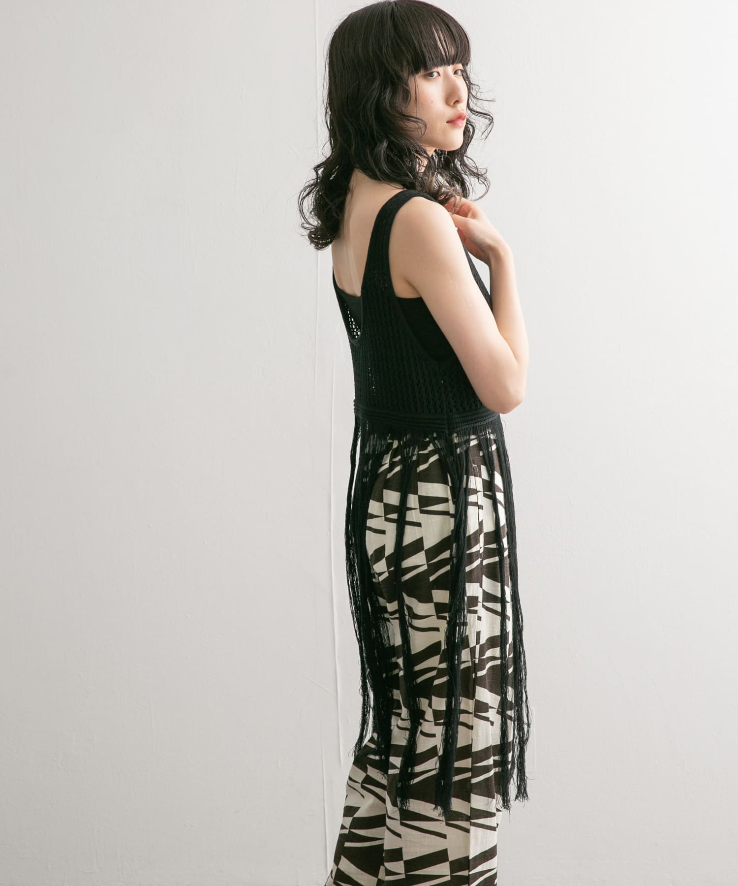 身長：160cm サイズ：one