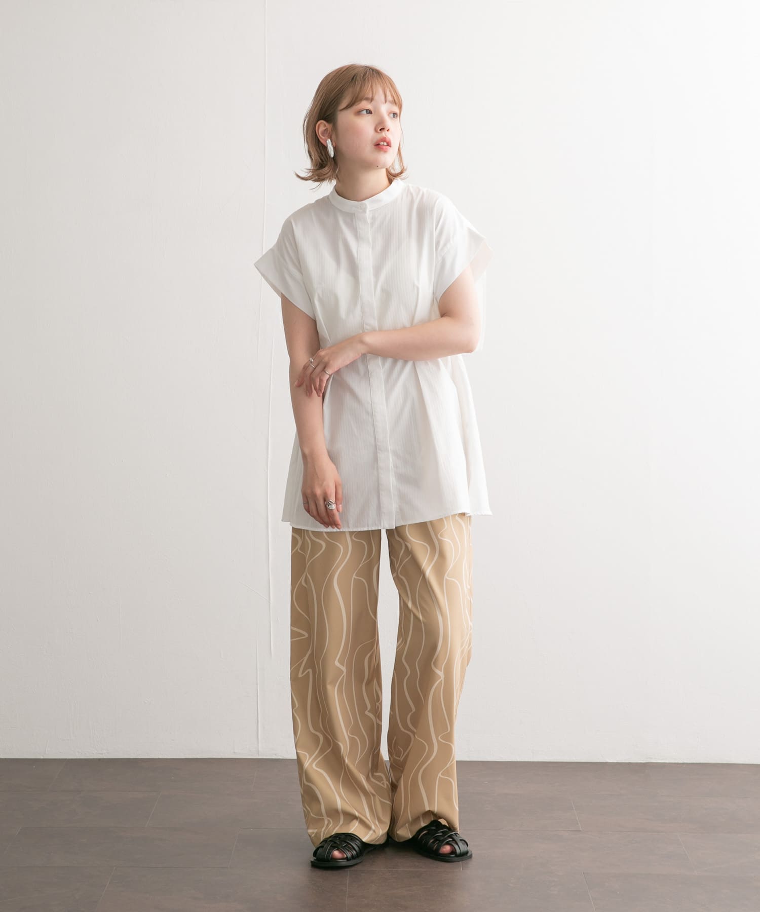 身長：160cm サイズ：one