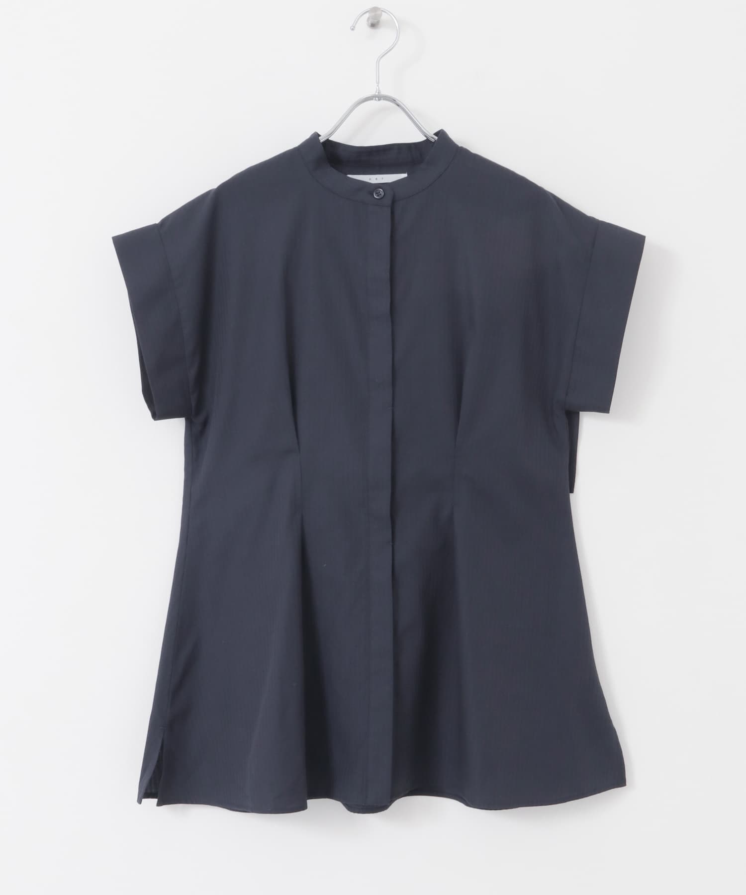 BACKレイヤードスリーブレスブラウス NAVY one
