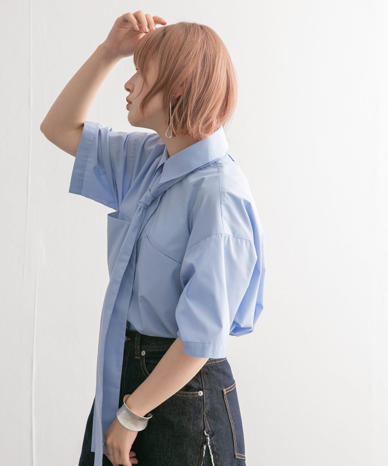 身長：160cm サイズ：one